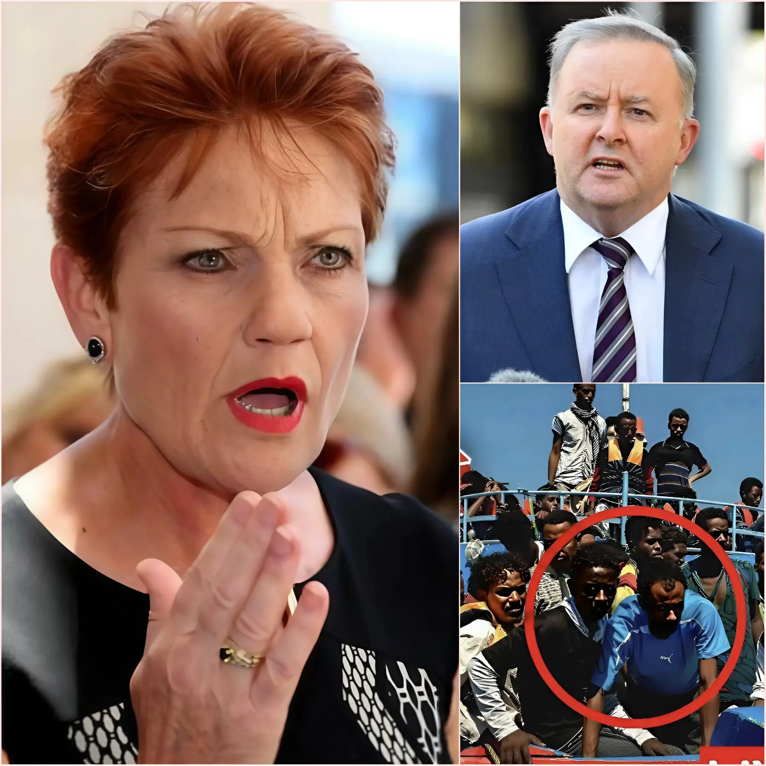 Cover Image for 🚨“THOSE WHO REFUSE TO ASSIMATE MUST BE DEPORTED IMMEDIATELY, WITHOUT MERCY!” – This was the MOST SHOCKING statement ever from Senator Pauline Hanson, shaking the entire country of Australia in just a few hours. Hanson bluntly criticized the Albanese government’s “disastrous” immigration policy over the past 30 years: “We have brought in the WRONG people – people who don’t want to integrate, who don’t respect Australian values, who even hate our Western culture!” The One Nation party convened an emergency meeting in the middle of the night, enraging the Albanese Prime Minister and threatening legal action. But the real climax erupted when Hanson revealed a “dark secret” about a group of extremist migrants secretly infiltrating the country, shaking… The entire Australian Parliament is being moved – shocking details that have stunned and outraged millions of Australians are right below! 👇