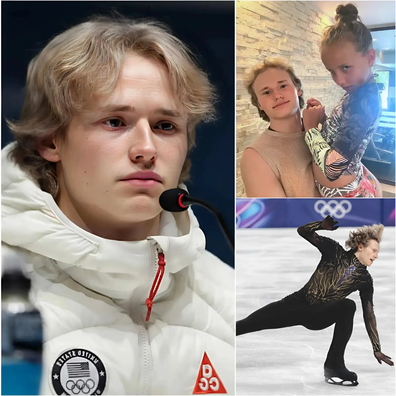 Cover Image for “I almost lost Liza… 💔 I once thought I would never be able to land a quad again.” In an exclusive interview lasting nearly two hours, Ilia Malinin left the entire figure skating world stunned as he publicly shared, for the first time, the darkest six months of his life — from the pressure of being the “Quad God” who had to defend his title, to the moments of mental crisis that nearly made him give up. Ilia choked back tears, unable to stop them from falling despite trying to stay composed, as he recounted each deeply personal story: the moment when “every traumatic memory” flooded his mind on Olympic ice, the fear of losing his sister Liza, and the feeling that he was “no longer himself” after unexpected falls and crushing setbacks at Milano-Cortina 2026 Winter Olympics.