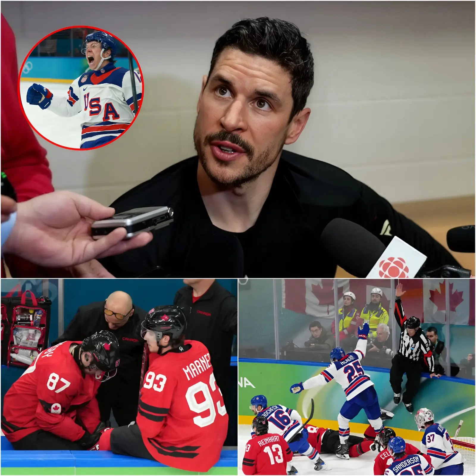 Cover Image for “Let me be clear — I’ve played this game my entire life, and I thought I’d seen it all. But what happened out there tonight? That wasn’t hockey — that was chaos disguised as competition.”