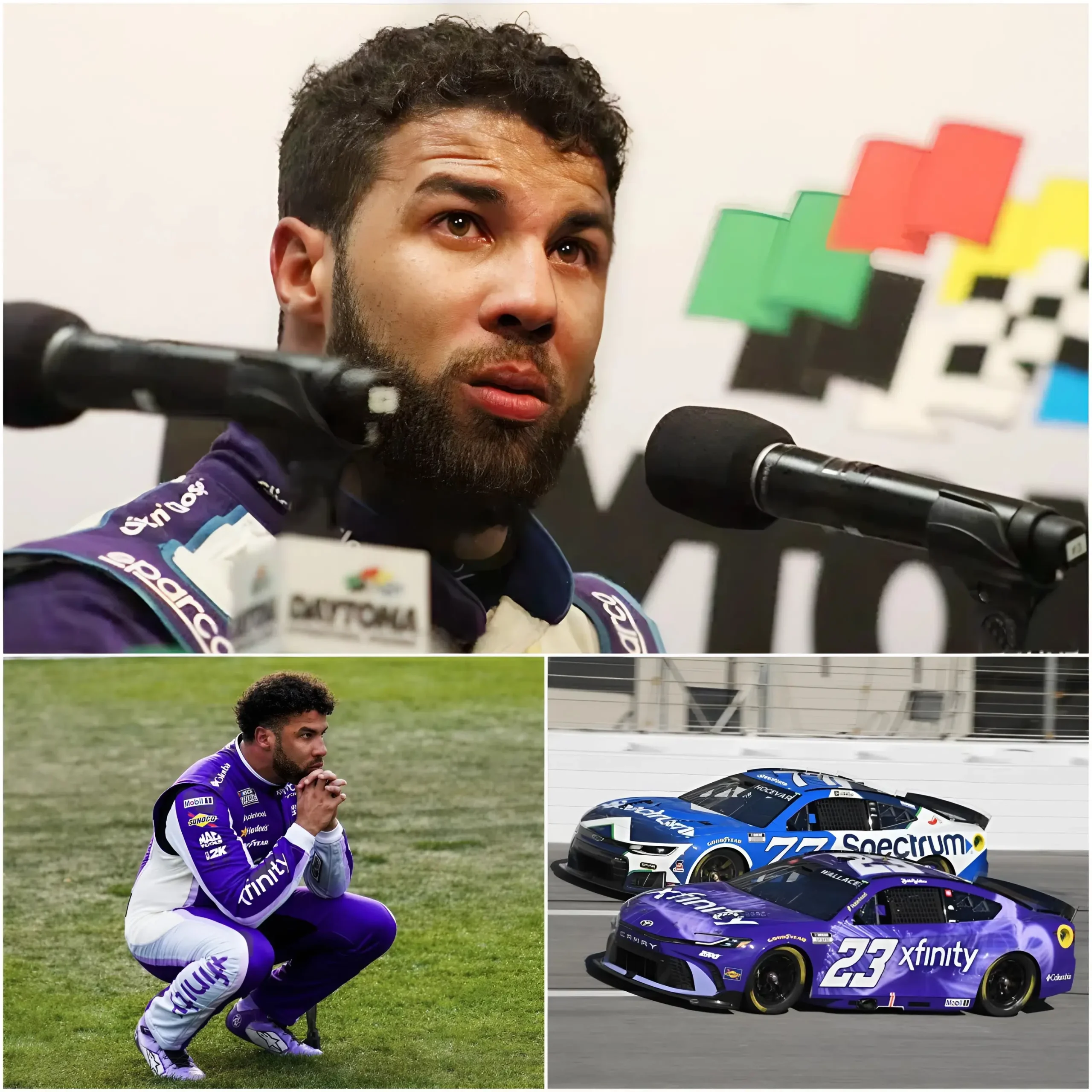 Cover Image for 🔥BREAKING NEWS: Bubba Wallace has been deducted 50 points and dropped to the bottom of the NASCAR Cup Series 202 standings. After the No. 23 Toyota Camry XSE car for 23XI Racing was found by organizers to have committed violations and cheating.