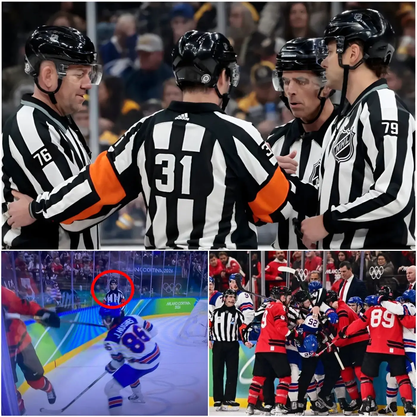 Cover Image for SHOCKING HOCKEY:🔴 The IIHF suddenly fired 3 referees who officiated the men’s hockey gold medal game between Team USA and Team Canada at the Milano Cortina 2026 Winter Olympics due to their involvement in the largest bribery scandal in Olympic hockey and IIHF history. And the initial statements from the referees have also been revealed…👇👇