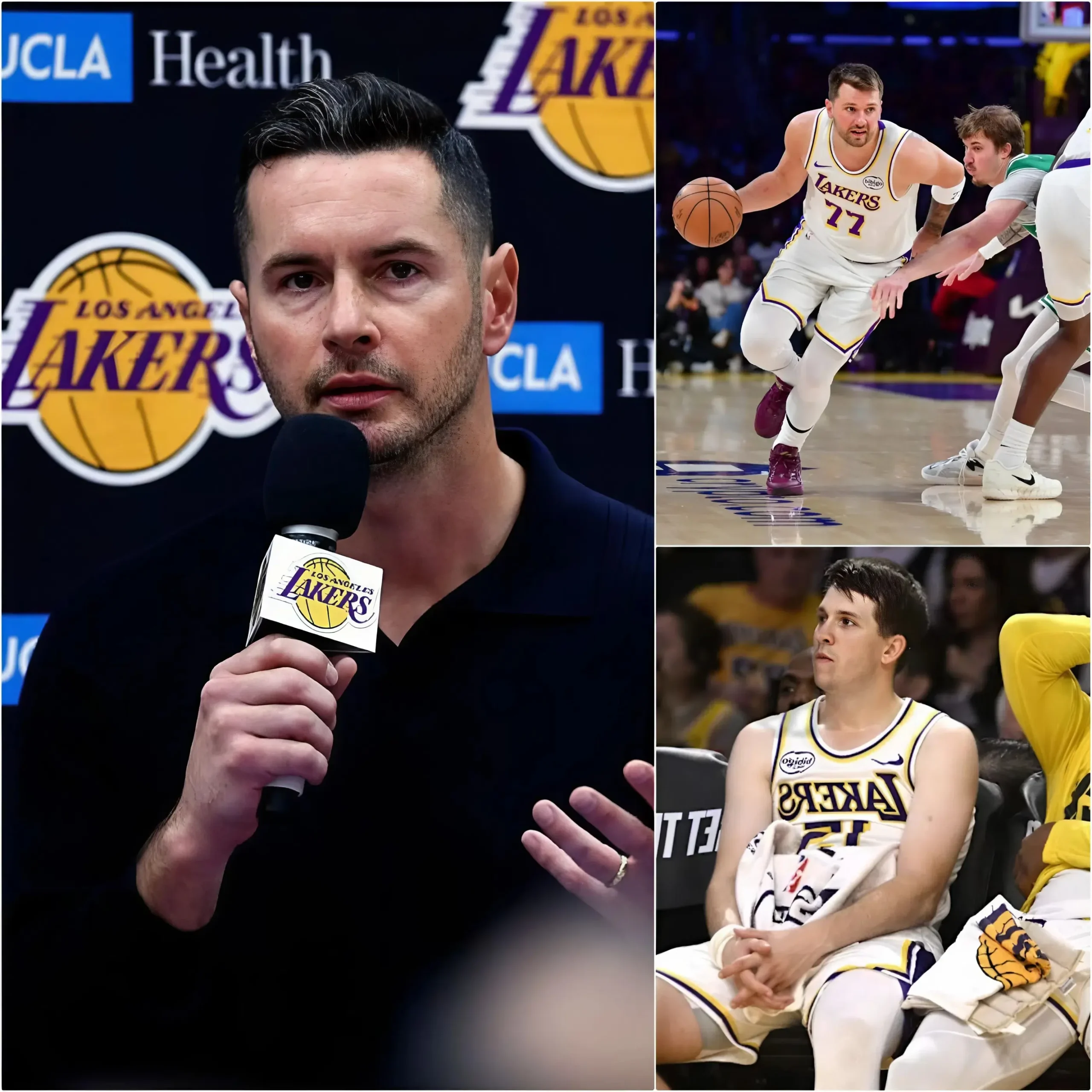 Cover Image for “This will be the last time he plays for the Los Angeles Lakers,” head coach JJ Redick officially announced, permanently dismissing a player from the Los Angeles Lakers and affirming that he will never be called back under any circumstances. He stated that the player had repeatedly caused trouble in the locker room, undermined team morale, fueled internal conflicts, and was the main reason behind JJ Redick’s heavy loss to the Boston Celtics in the recent game. Notably, the identity of this star player is someone few would have expected.👇👇