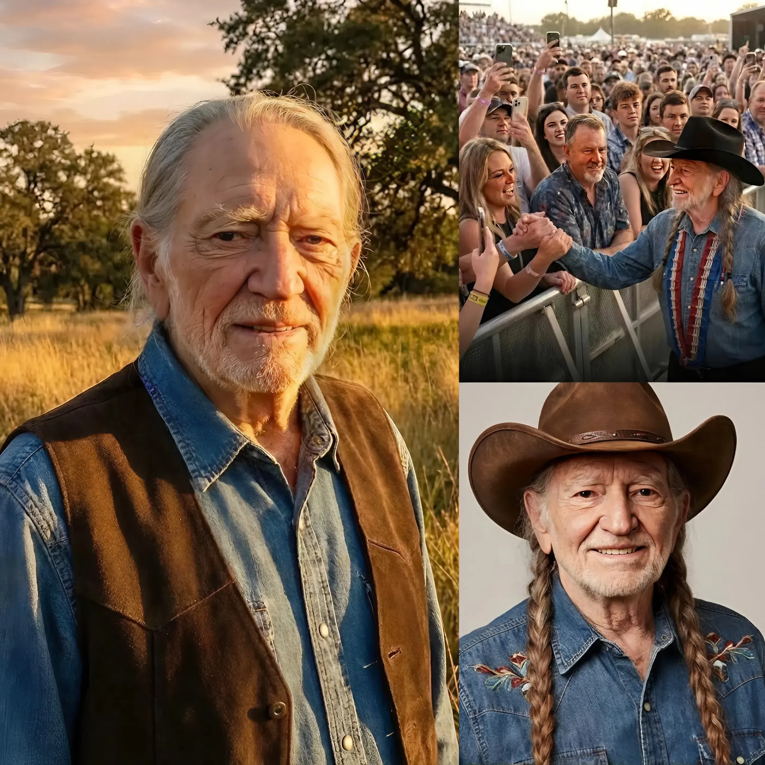 Cover Image for BREAKING: Willie Nelson Walked Onstage — And Time Itself Seemed to Pause