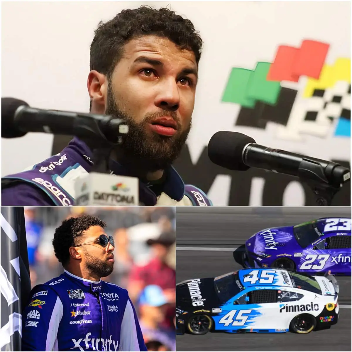 Cover Image for 🔥BREAKING NEWS: Bubba Wallace has been deducted 50 points and dropped to the bottom of the NASCAR Cup Series 202 standings. After the No. 23 Toyota Camry XSE car for 23XI Racing was found by organizers to have committed violations and cheating.