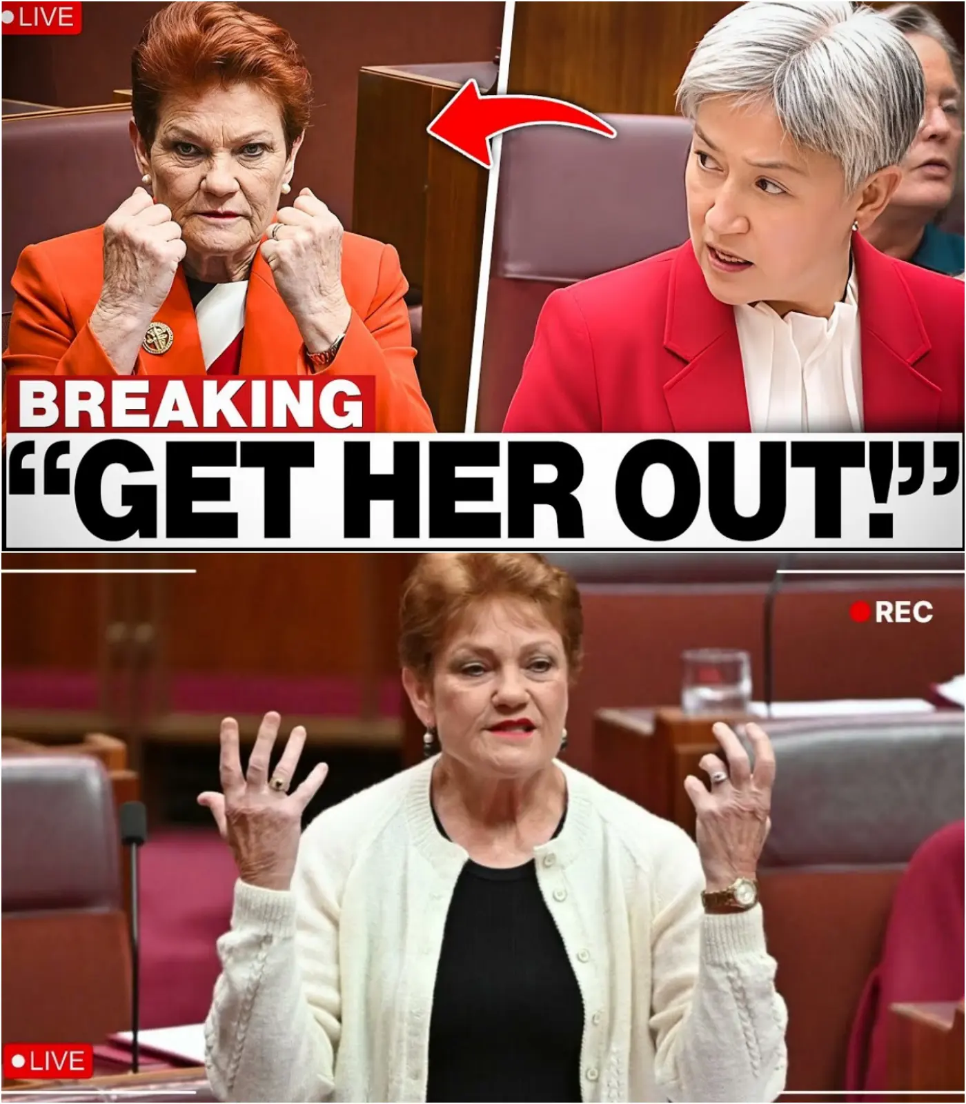 Cover Image for 🚨 BREAKING: SENATE EXPLODES AS THE BUSH DROWNS — Penny Wong Cornered, Pauline Hanson Strikes Back HARD 💥