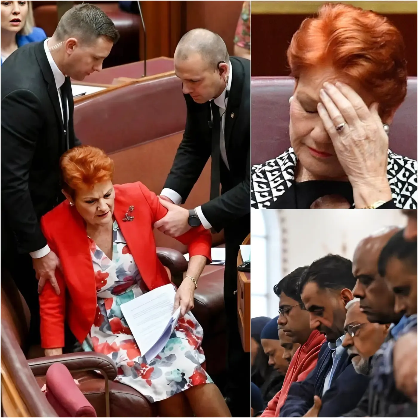 Cover Image for šØ SHOCKING: Parliament falls silent as Pauline Hanson unexpectedly collapses during live parliamentary session. In a moment that shocked Australia, Senator Pauline Hanson suddenly collapsed to the floor during a televised parliamentary session in Canberra. The powerful and defiant voice of the One Nation leader abruptly fell silent as she spoke on immigration reform ā a topic that has heated up politics for years. Within seconds, the atmosphere in Parliament shifted from tense debate to chaos as MPs from both sides rushed to her aid. Medical personnel were dispatched urgently, and the session was immediately suspended to attend to Ms. Hanson. That image ā a veteran politician lying on the parliamentary floor ā left the nation in stunned silence, watching for further updates.