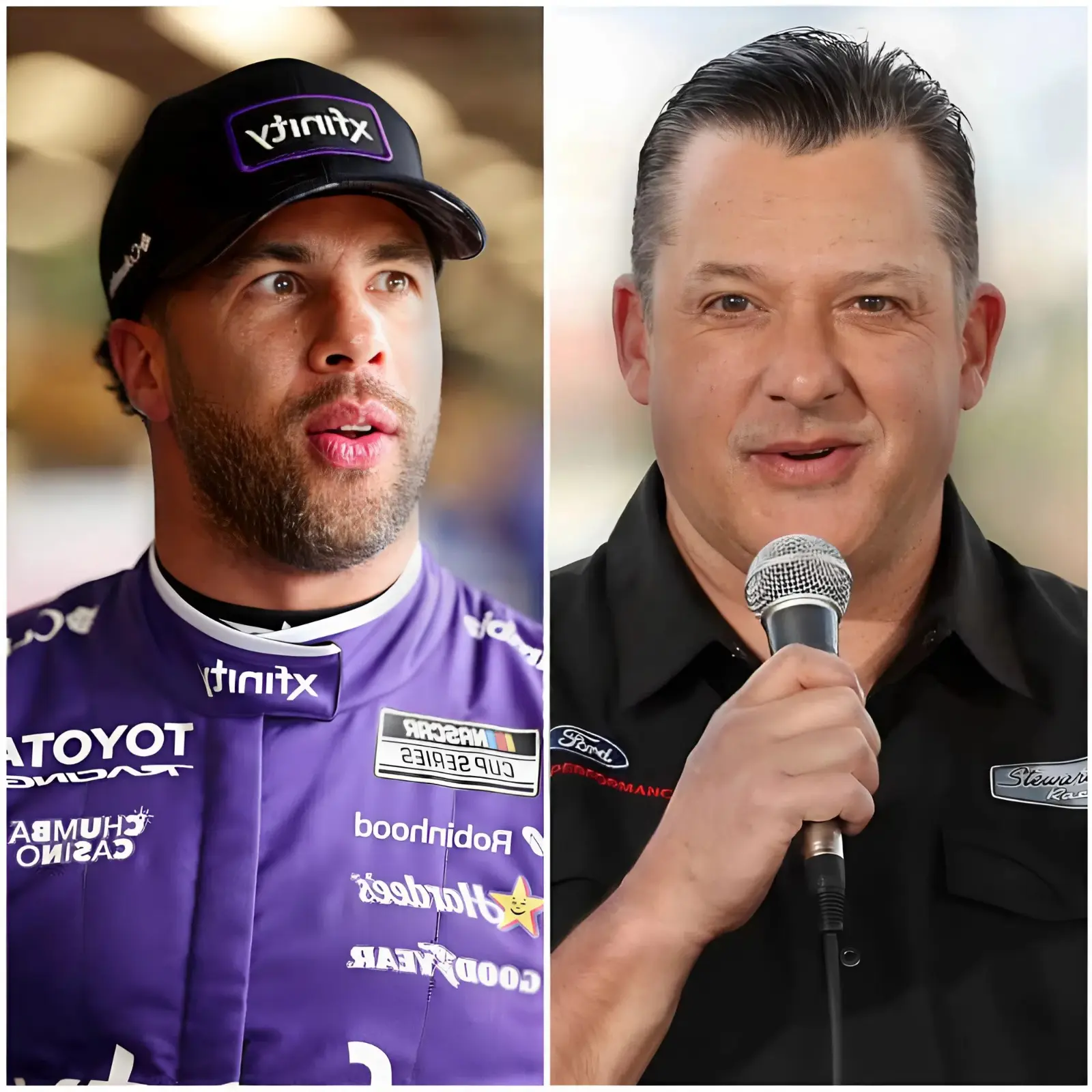 Cover Image for “IF NASCAR DIDN’T HAVE YOU, THERE WOULD DEFINITELY BE TWICE AS MANY FANS” — Tony Stewart’s infamous statement caused Bubba Wallace to COLLAPSE in front of the crowd, breaking down and sobbing uncontrollably before thousands of stunned eyes. Minutes later, social media exploded, turning the moment into an earthquake. This was no longer a personal insult — a direct blow to Bubba Wallace’s honor, self-respect, and position in NASCAR, sparking an unprecedentedly intense battle👇👇👇