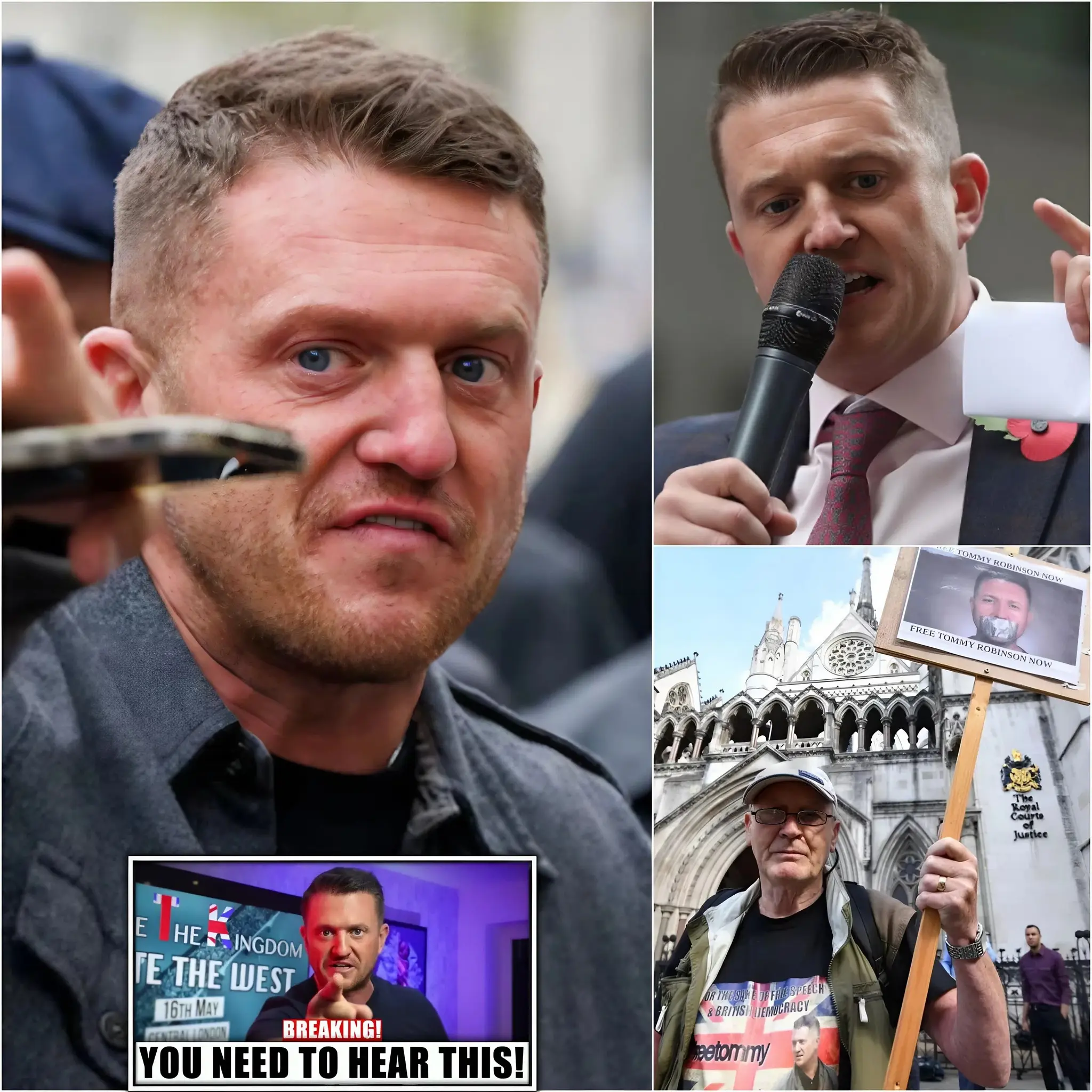 Cover Image for 🚨30 MINUTES AGO: TOMMY ROBINSON DROPS BOMBSHELL – MASSIVE UNIFICATION MARCH SET FOR MAY 16 IN LONDON TO “RECLAIM BRITISH IDENTITY”! Eyes Blazing, He Calls It the “Unstoppable Next Chapter” – Tens of Thousands Expected, Global Media Swarming, Establishment in Panic Mode! The Countdown Has Begun – Britain Is About to Ignite!