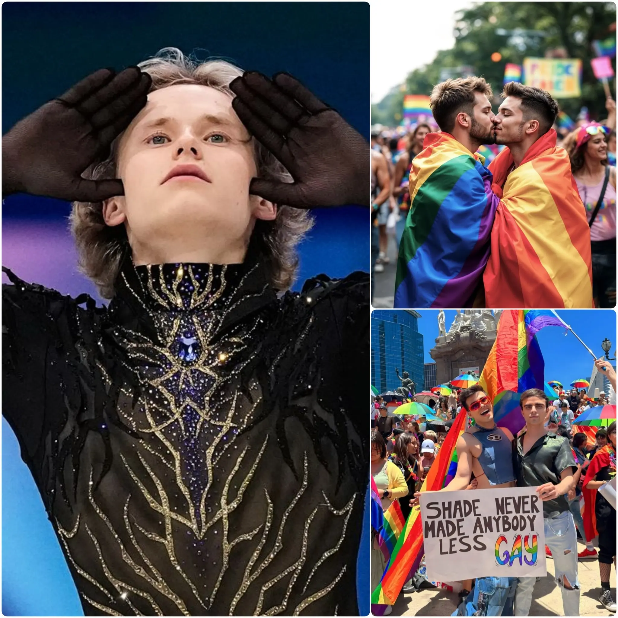 Cover Image for OFFICIAL 🚨 Figure skater Ilia Malinin has confirmed that he will not wear the LGBT rainbow symbol at the upcoming major competition. Explaining his decision, Malinin stated, “Sport should be about what happens in competition — technique, performance, and results — not political or social movements.”
