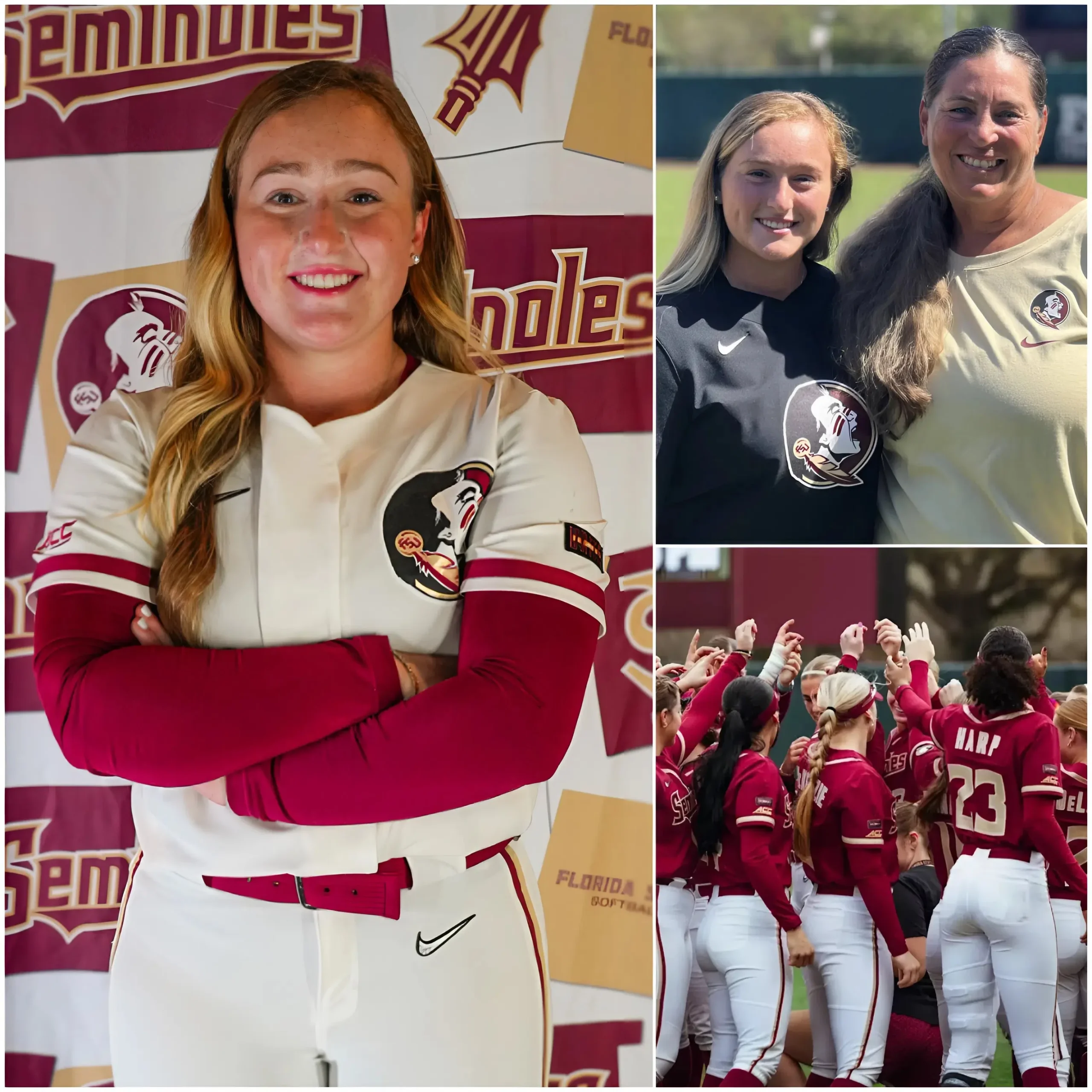 Cover Image for GOOD NEWS: Just minutes ago, following the sweet victory over Rutgers, rising star Anna Hinde unexpectedly exploded onto the scene with an 11-word message to fans after the overwhelming win against Rutgers, sending the crowd in the stands into a frenzy of excitement, filled with cheers and applause.