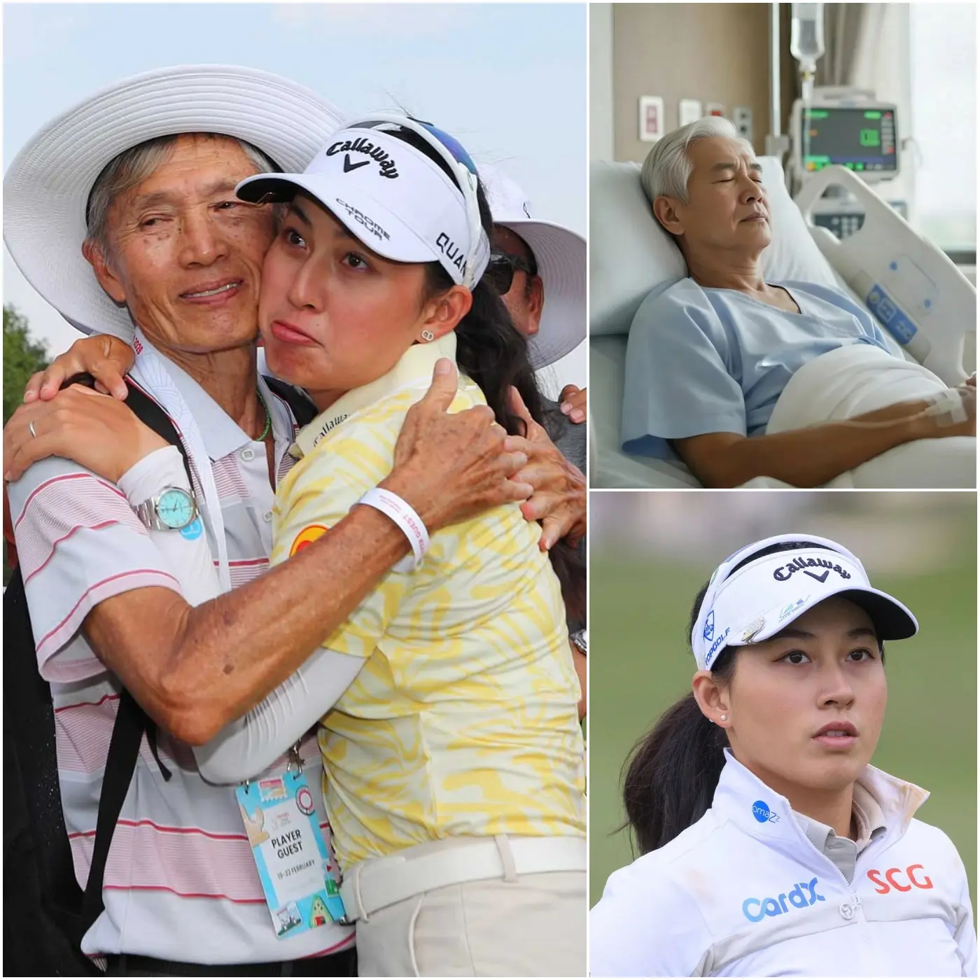Cover Image for šBREAKING NEWSā JUST 30 MINUTES AGO: The press conference was plunged into a chilling silence as Jeeno Thitikul stepped up to the microphone, her voice trembling and choked with emotion as if she had just endured one of the darkest moments of her life. With only a few brief yet powerful sentences, she stunned the entire golf world by revealing the critical condition of her father, Montree Thitikul. Every word she uttered was heavy with heartbreak, while outside, thousands of fans stood in silent prayer and desperate hope. And what Jeeno said next left everyone in the room utterly shaken.
