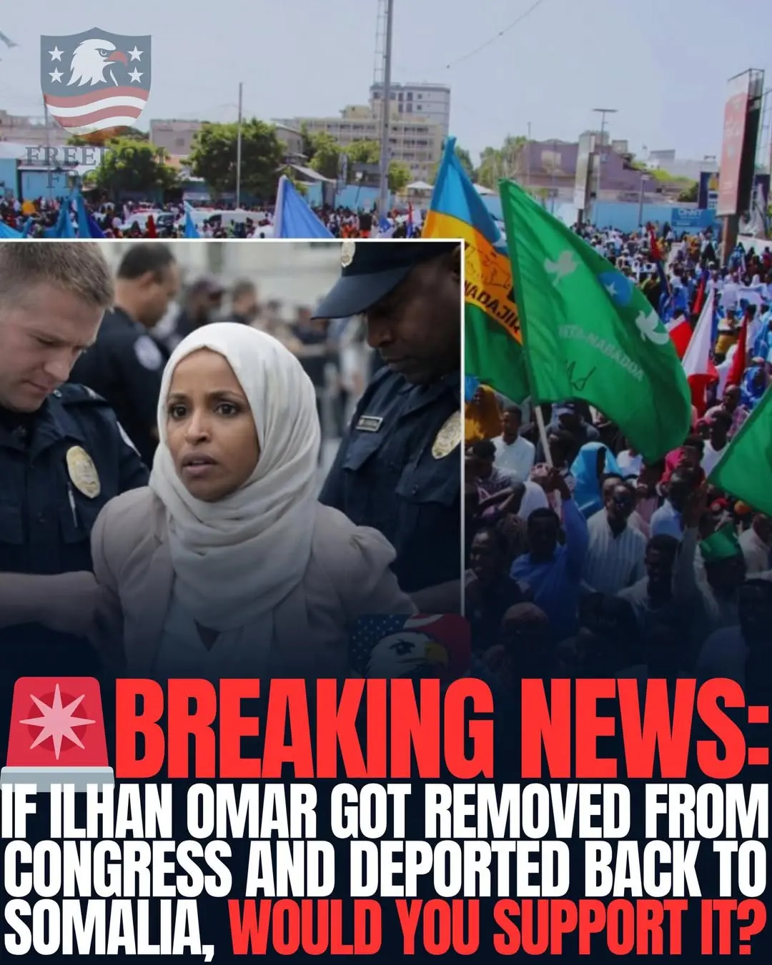 Cover Image for Debate over Rep. Ilhan Omar has once again intensified, as critics argue that her rhetoric and policy positions reflect priorities they believe conflict with her oath of office. They frequently point to her controversial “some people did something” remark about 9/11, her sharp criticism of Israel, and past comments they interpret as overly sympathetic to groups hostile to U.S. interests. Supporters counter that her statements have been taken out of context and that robust dissent is part of the American political tradition—but opponents insist the pattern raises serious questions about judgment and allegiance. Adding fuel to the fire are longstanding allegations surrounding her immigration history, including claims of marriage irregularities and possible visa issues—accusations that have circulated for years without definitive legal resolution. Legal experts note that if any public official were proven to have obtained residency or citizenship through fraud or material misrepresentation, federal law would provide grounds for prosecution and potential removal. Omar has repeatedly denied wrongdoing. Still, critics frame the controversy as a broader test of accountability, arguing that public office demands transparency, adherence to immigration law, and an unambiguous commitment to American constitutional principles.