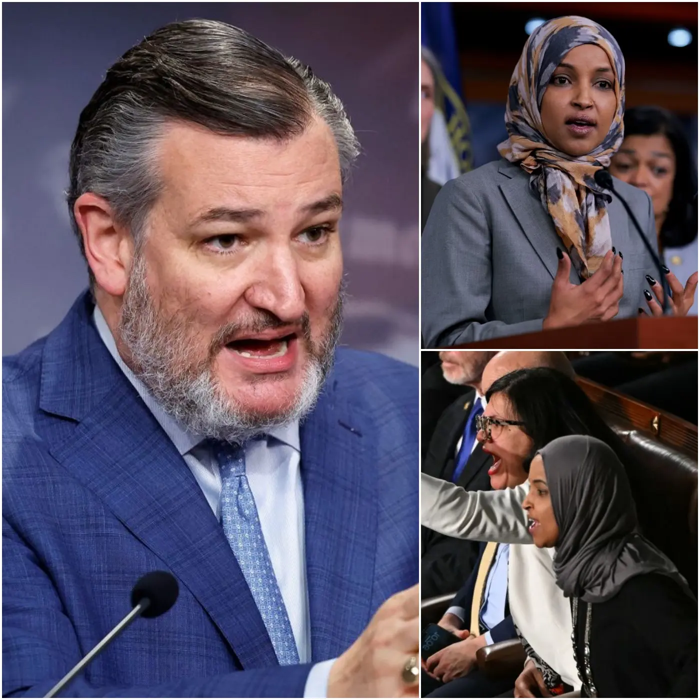 Cover Image for 🚨“Say one more insulting word about my community, you Texan, and I’ll make you regret it,” Ilhan Omar shouted from the Congressional seat, her voice trembling with anger, pointing directly at Ted Cruz. The Foreign Affairs Committee chamber fell silent as she attacked Cruz’s sarcastic remark about the “Somali community in Minnesota” during the debate on foreign aid and welfare fraud. Cruz smirked, leaning back comfortably in his chair, his voice even but sharp as a knife: “Ms. Omar, I’m just stating the facts based on the data. Billions of dollars of American taxpayers’ money are being misused in welfare programs in Minnesota – a figure nearly equal to Somalia’s GDP. And when I called it the ‘Mogadishu of the Midwest,’ I wasn’t insulting the community – I was pointing out the failures of the policies you and your party support.” Omar stood up suddenly, walked closer to the microphone, trying to maintain a confident tone: “You’re a fugitive from Canada who fled to avoid military service, then came here to claim to be the number one ‘patriot.’ You have no right to talk about anyone’s country!” Cruz remained unfazed. He slowly rose, Omar looked straight in the eye, and calmly delivered a message. Omar sat down, his face pale… and fell into a rare silence. SEE FULL HERE 👇