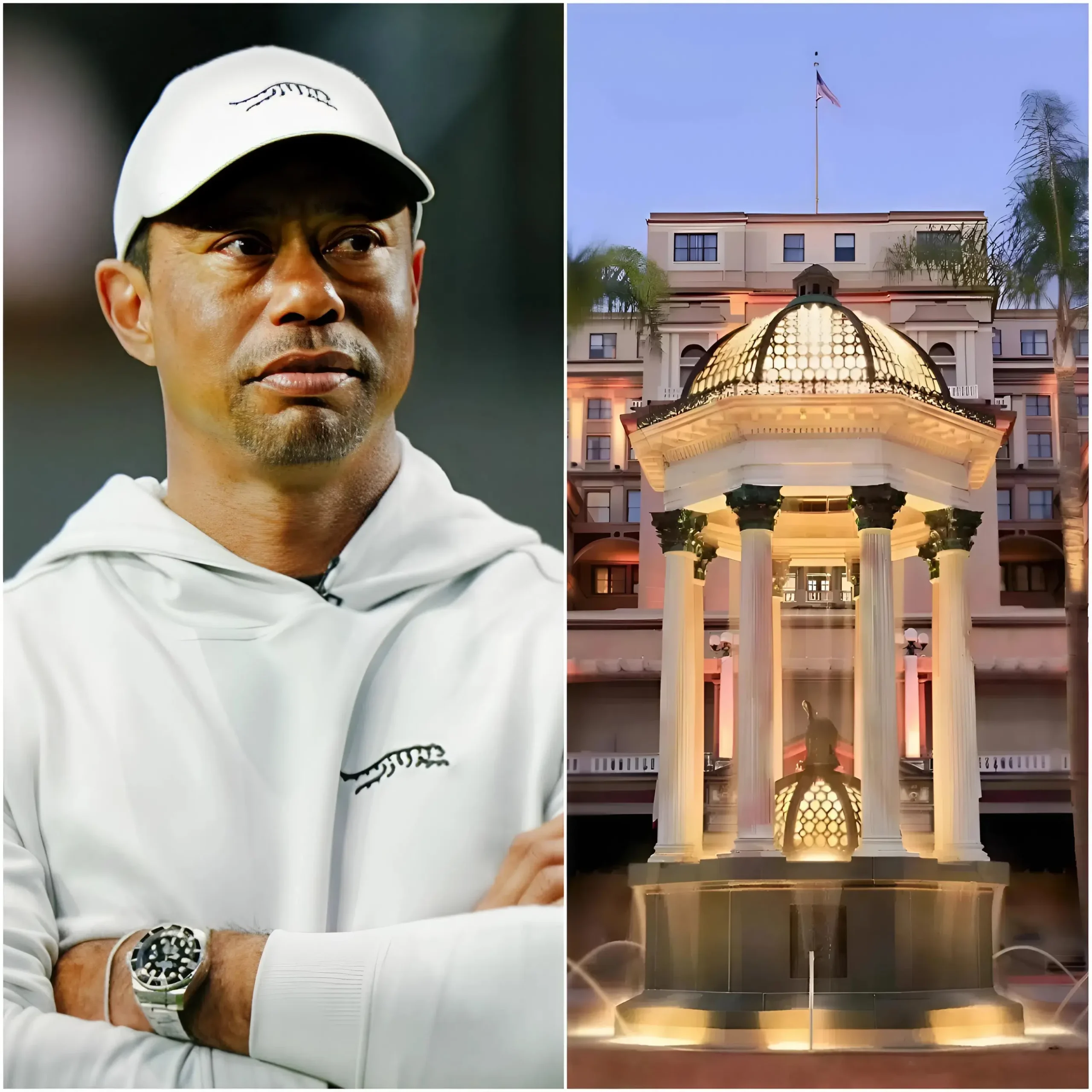 Cover Image for 💣DISRESPECTED AND REMOVED FROM A LUXURY HOTEL, Golf Icon Tiger Woods Returned the Next Day — Not to Argue, but to Make a Statement. A high-end California hotel made a costly error: slighting and turning away Tiger Woods based on shallow assumptions that should never have been made. Yet just 24 hours later, he reappeared — not as a patron, but as the property’s new owner. Impeccably dressed and carrying the official ownership documents, Woods stepped into the lobby without raising his voice or issuing threats. He offered only a composed look and a brief remark that left the entire room in stunned silence. What they misjudged about him the day before became a powerful lesson in poise, authority, and quiet strength the very next day. Full story below 👇👇