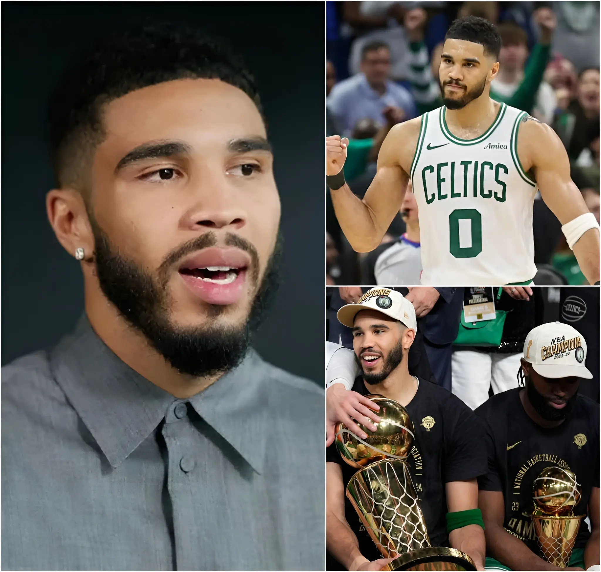 Cover Image for “I want to stay in Boston until I retire!” — Jayson Tatum’s heartfelt declaration ignited pure euphoria across Celtics Nation, reinforcing dreams of banners built around their franchise cornerstone. Yet when contract talks began, he stunned fans with just seven carefully chosen words that instantly shifted the mood from celebration to uncertainty. Those few words, brief but loaded with implication, sparked speculation about leverage, loyalty, and long-term ambition. Now the future of both Tatum and the Celtics hangs under an intense spotlight, with every detail scrutinized across the league.