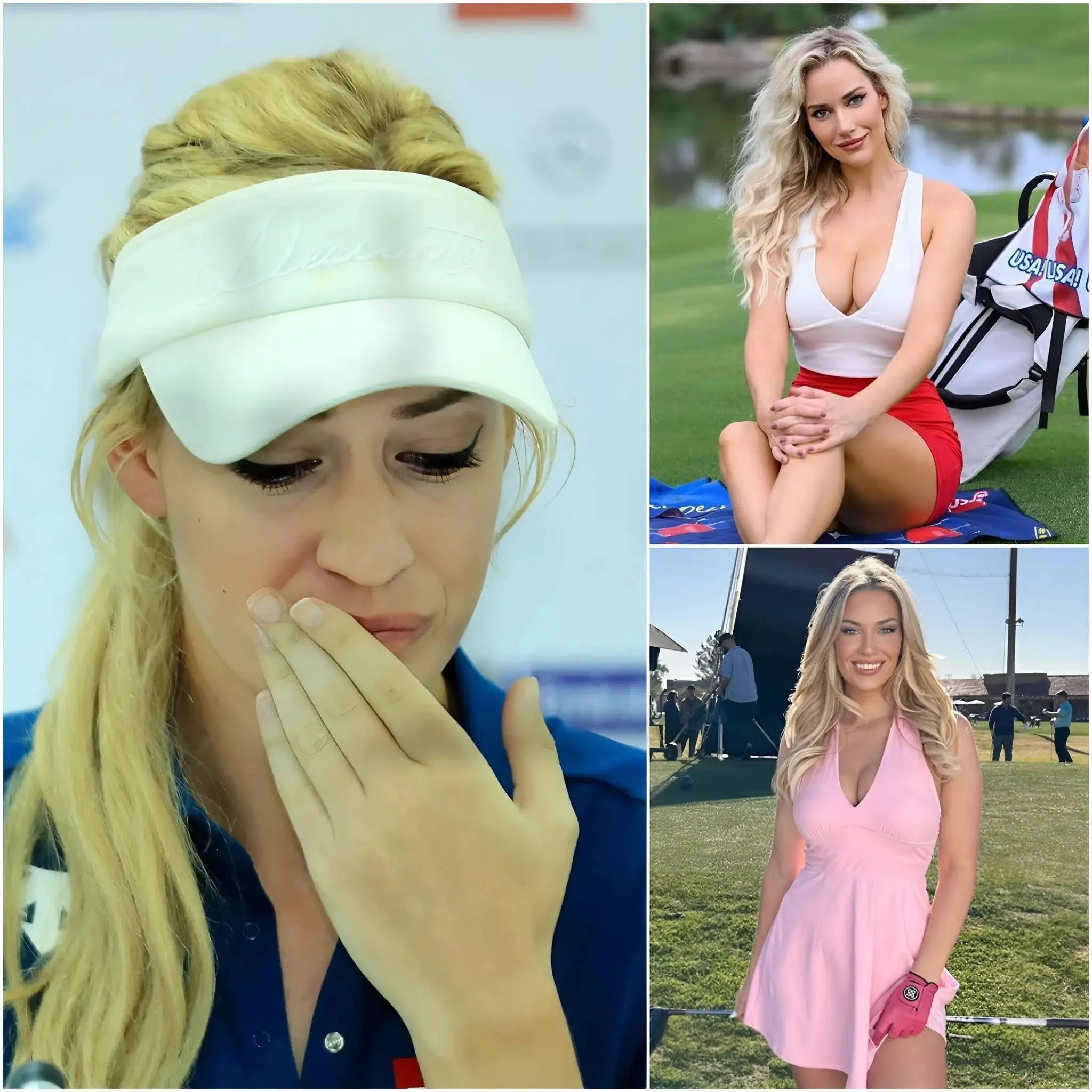 Cover Image for 💔“Please… leave me alone! I can’t take it anymore, I haven’t done anything wrong!” — Paige Spiranac speaks out in tears for the first time amid a massive media storm: from her courageous decision to publicly undergo breast augmentation at the height of her public profile, to her shock move to officially collaborate with OnlyF*ns, sharing confident, sensual moments on her own terms… Then, with tears in her eyes, she suddenly revealed a deeply personal and heartbreaking secret she had kept hidden for many years, leaving the golf community and fans around the world stunned and emotional. The full truth behind this story will be revealed in detail in the comments below 👇
