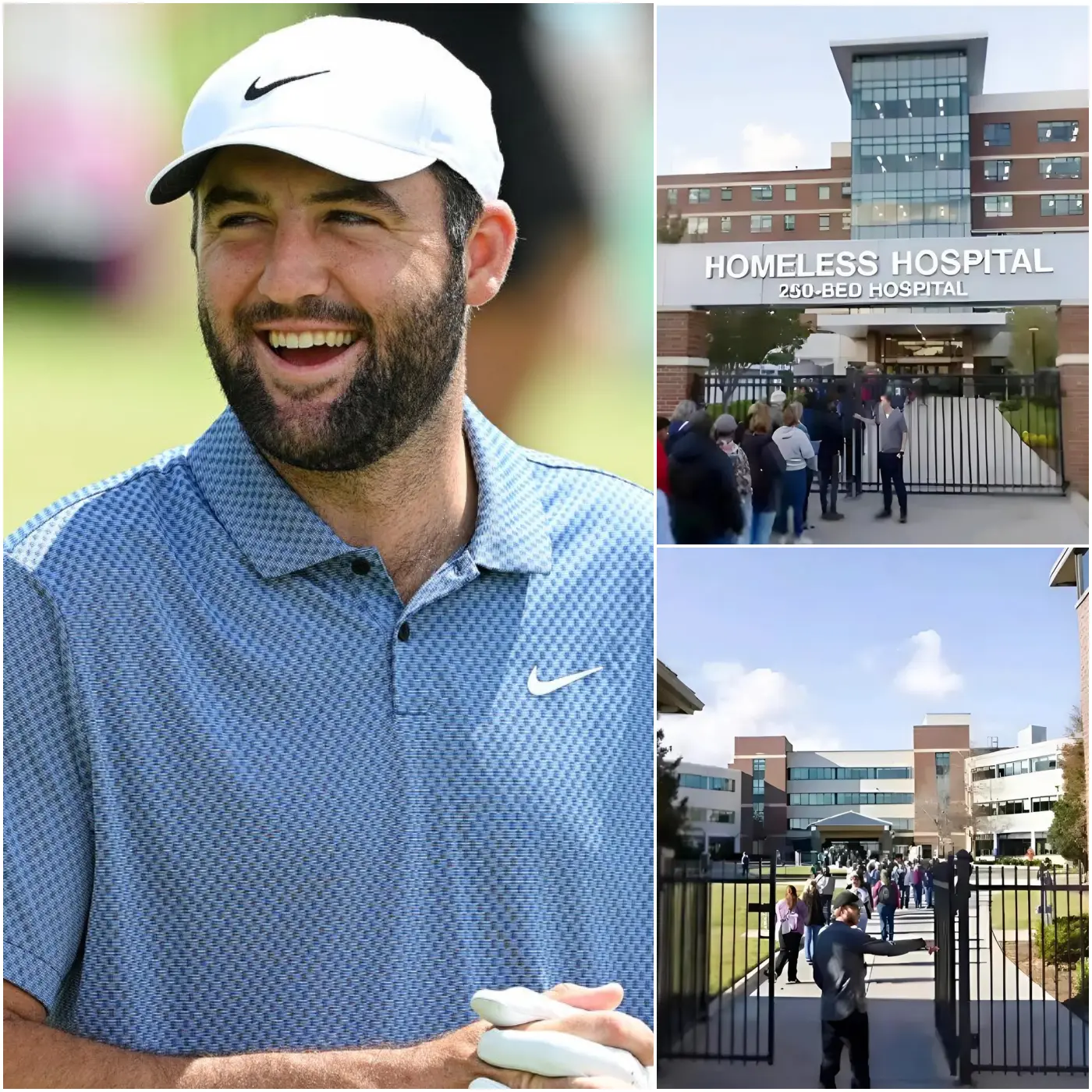 Cover Image for ❤️ At 5 a.m., in the freezing cold, Scottie Scheffler personally opened the doors of the hospital — with no cameras, no ribbon-cutting ceremony, no applause… 250 beds, FREE FOR LIFE, reserved for the homeless and vulnerable families — something never before seen in his hometown of Manacor. This once-forgotten place has been “revived” by the sports legend. “Trophies are just metal… This is the legacy I want to leave in history,” he whispered, leaving millions speechless. Hashtags exploded across social media, and emotion spread everywhere.