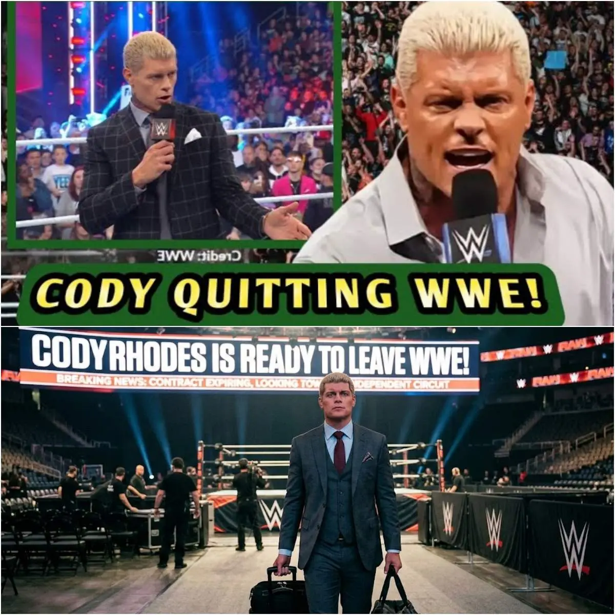 Cover Image for CODY RHODES IS READY TO LEAVE WWE!