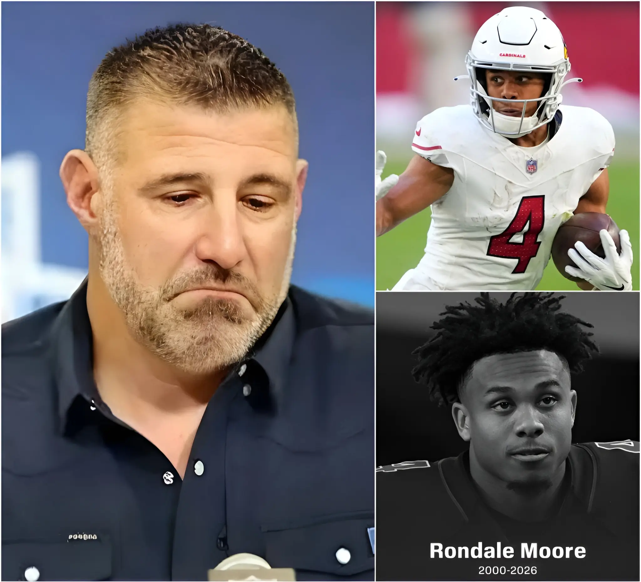 Cover Image for 🚨 SAD NEWS: The New England Patriots and the entire football community are mourning the sudden death of 25-year-old wide receiver Rondale Moore, a rising star and future MVP contender. Moore, widely regarded as one of the most dynamic offensive prospects of the decade, was expected to be a top NFL draft pick. Head coach Mike Vrabel and the scouting team are heartbroken over the loss of an exceptional talent.