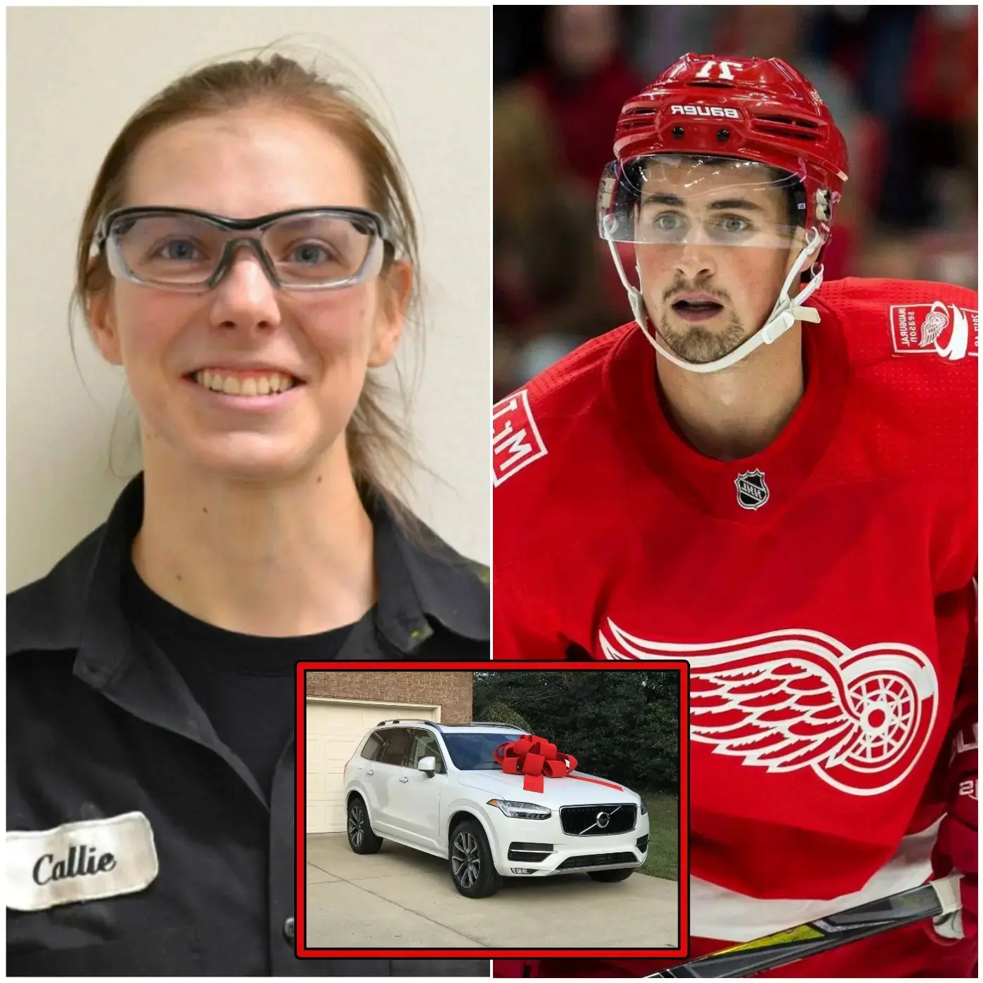 Cover Image for 🚨 A poor maintenance worker at Little Caesars Arena helped Dylan Larkin fix a flat tire—and the next morning, a white pickup truck suddenly appeared in front of her house. Life has never been easy for Maria Thompson, a hardworking and devoted cleaner at Little Caesars Arena, where players like Dylan Larkin regularly train and compete. Struggling to make ends meet on a modest paycheck, Maria never imagined her life would change forever on a quiet evening—when she unexpectedly crossed paths with one of the most respected athletes in the world: Dylan Larkin.