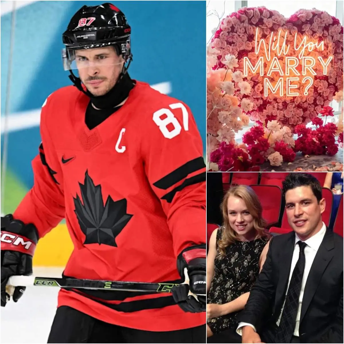 Cover Image for 💐💍 A Fairytale Moment: Sidney Crosby Proposes — And She Says Yes! 💍💐 The hockey world is celebrating as Sidney Crosby surprised longtime girlfriend Kathy Leutner with a stunning at-home proposal that instantly melted hearts. With an elegant display of flowers setting the scene, Crosby created a moment as unforgettable as any victory on the ice. Known for his calm under pressure, Crosby showed a softer side off the rink, turning a private milestone into a celebration fans can’t stop talking about. A beautiful love story — and a new chapter just beginning. 💕