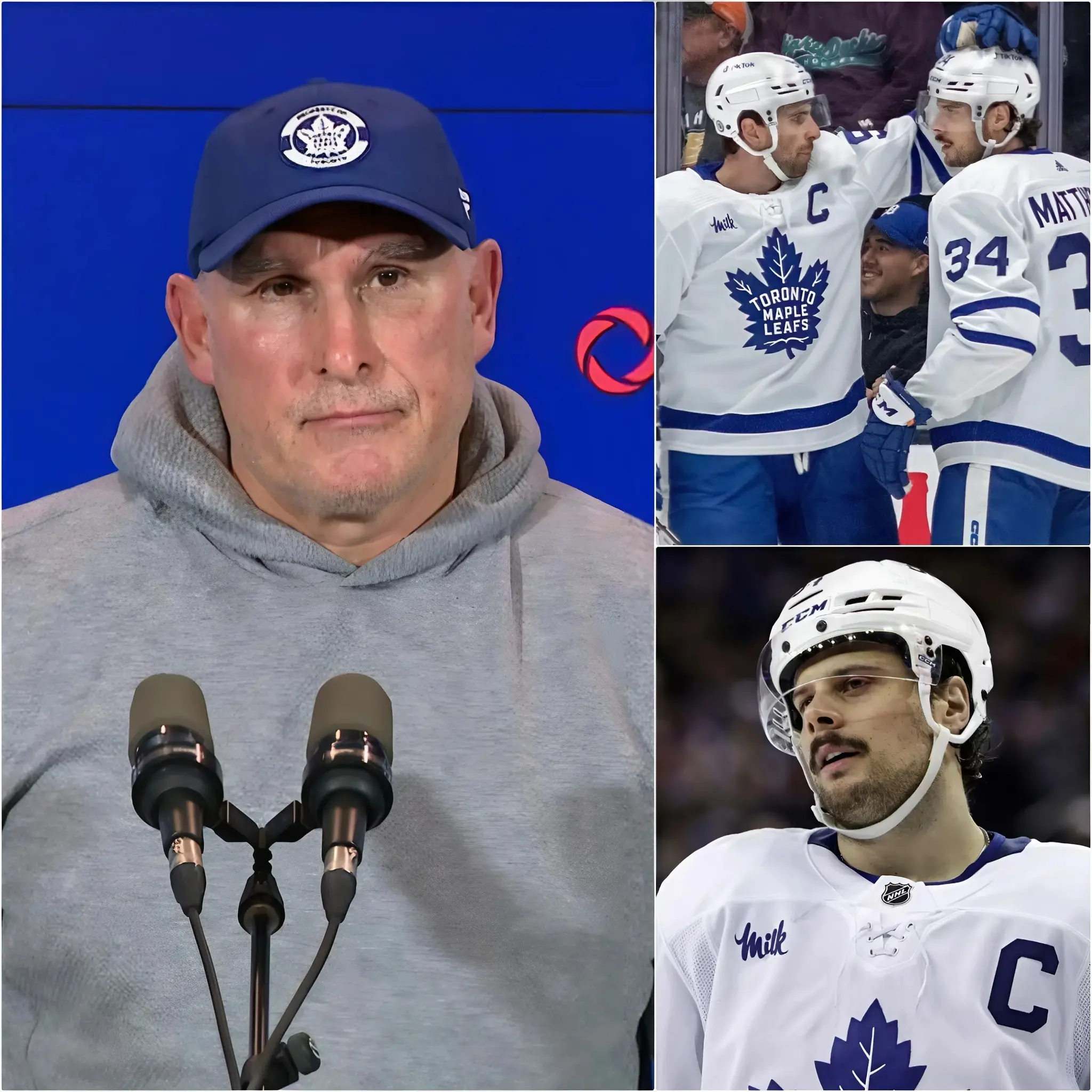 Cover Image for “HE IS THE WORST PLAYER I HAVE EVER COACHED; IF THIS CONTINUES, I WILL REMOVE HIM FROM THE STARTING LINEUP…” — Head coach Craig Berube publicly criticized a Toronto Maple Leafs player following an embarrassing stretch of four consecutive losses. At the same time, he also announced a series of disciplinary measures for young players who have underperformed, as a warning after witnessing a similar lack of determination in recent games.👇👇