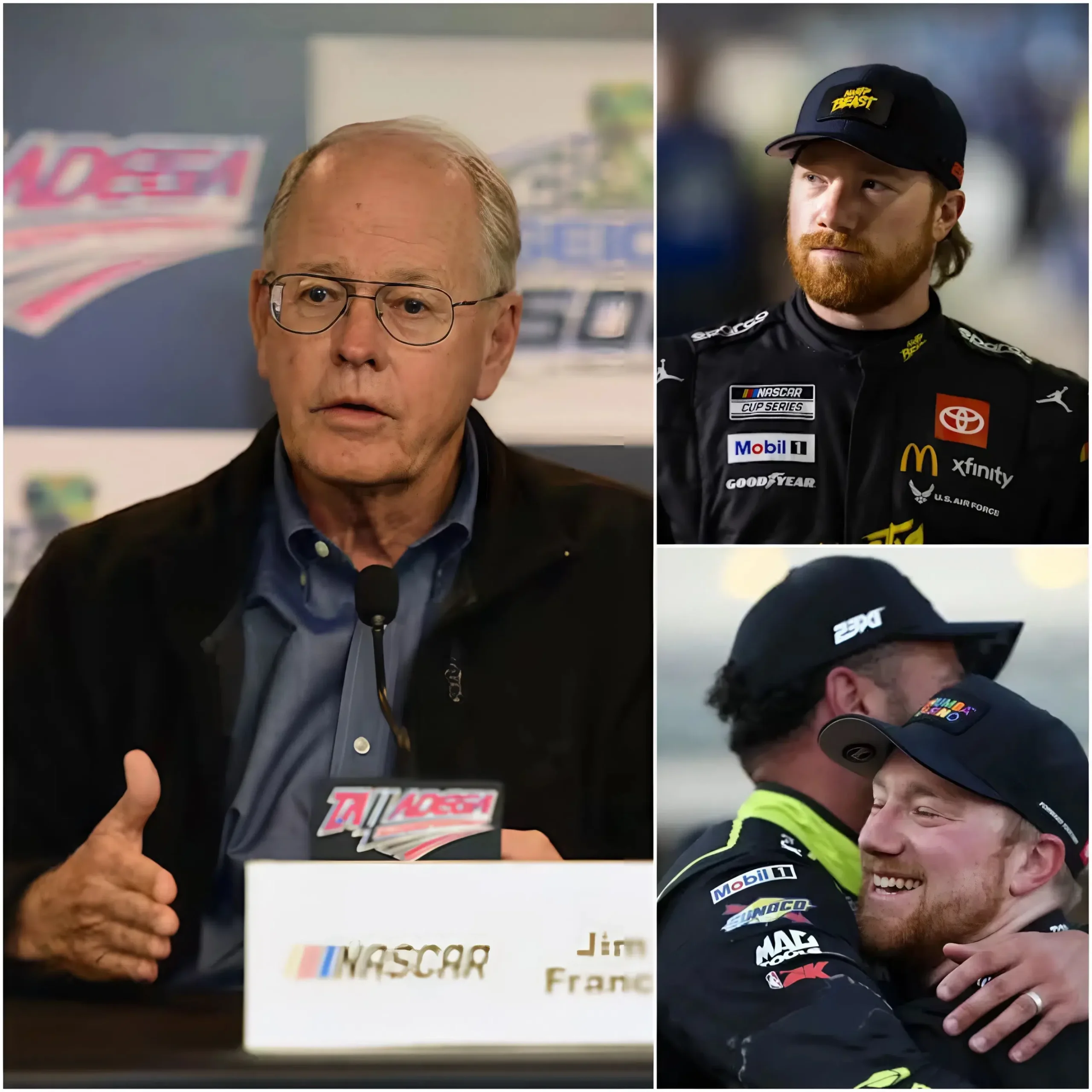 Cover Image for BREAKING NEWS: NASCAR Chairman and CEO Jim France has just dropped a bombshell decision that has left the entire NASCAR community in utter shock, permanently firing one driver after just three races into the 2026 season on grounds of cheating and result manipulation.