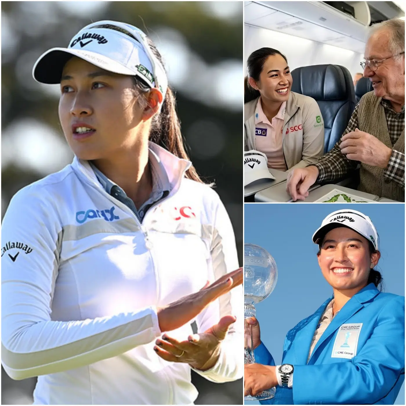 Cover Image for BREAKING NEWS: The entire golf world is buzzing after Thai star Jeeno Thitikul stunned passengers on a commercial flight with an extraordinary act of kindness. According to several witnesses, she quietly gave up her first-class seat to an elderly traveler with serious health issues who needed assistance just minutes before takeoff – but that was only the beginning. What Jeeno Thitikul did next, away from the cameras and without seeking attention, moved the entire cabin to tears and left the flight attendants utterly speechless.