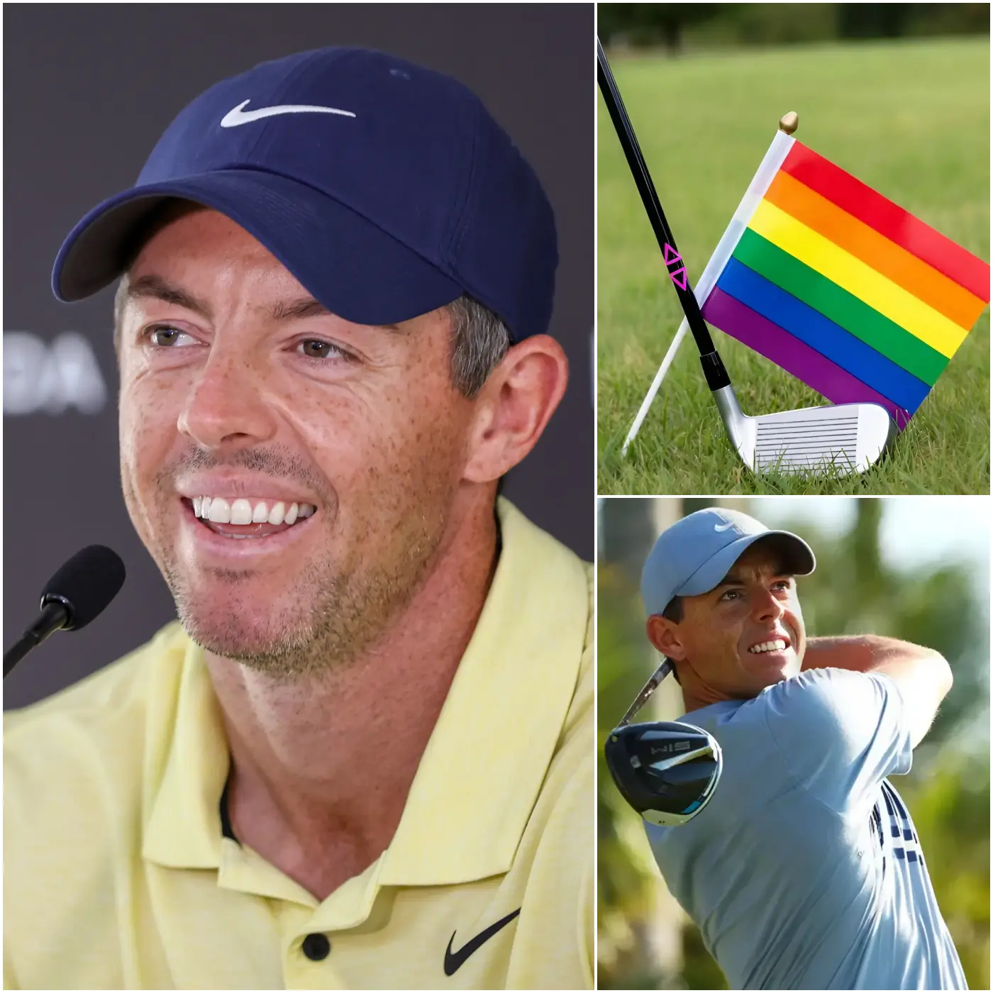 Cover Image for SHOCKING UPDATE: Rory McIlroy has reportedly stated that he will not wear the LGBT rainbow symbol during the 2026 Arnold Palmer Invitational presented by Mastercard. 🔴 Addressing the public discussion surrounding the issue, McIlroy explained his position, saying that in his view the focus of sport should remain on performance on the course — skill, competition, and fair results — rather than political or social messaging. 😱