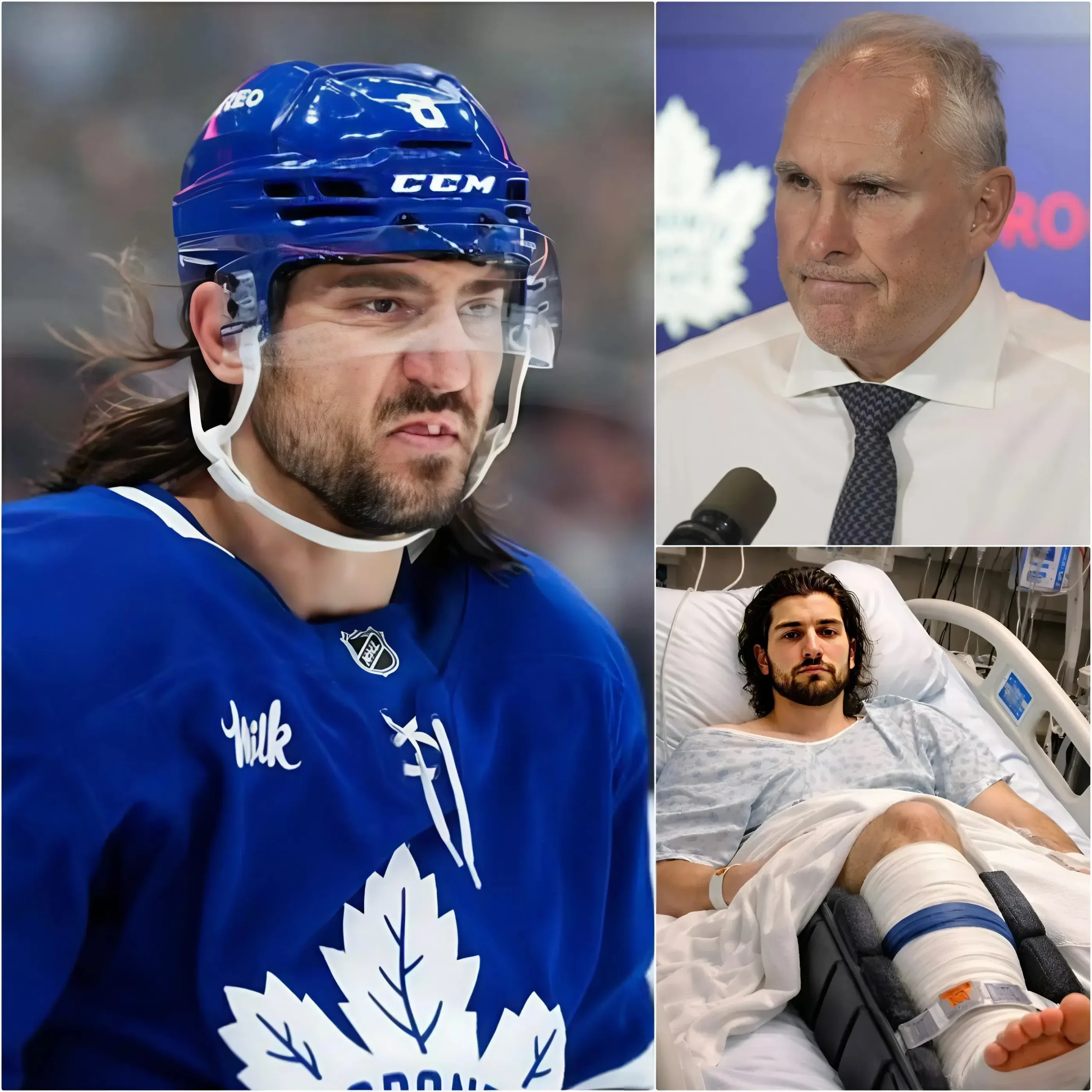 Cover Image for After learning that Christopher Tanev’s condition was becoming increasingly serious, head coach Craig Berube spoke out: “I truly regret letting him play that day. If he hadn’t played, he probably wouldn’t be in this condition now…” Craig Berube’s heartbreaking words immediately received sympathy from fans, and Christopher Tanev also had to respond shortly afterward… 👇👇
