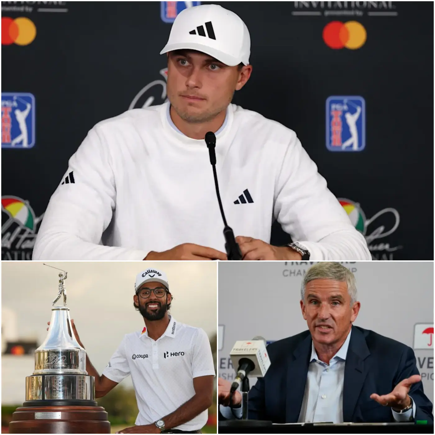 Cover Image for 🚨“CHEATING” — Ludvig Åberg accused Akshay Bhatia of using ILLEGAL technology on his equipment during the Arnold Palmer Invitational.