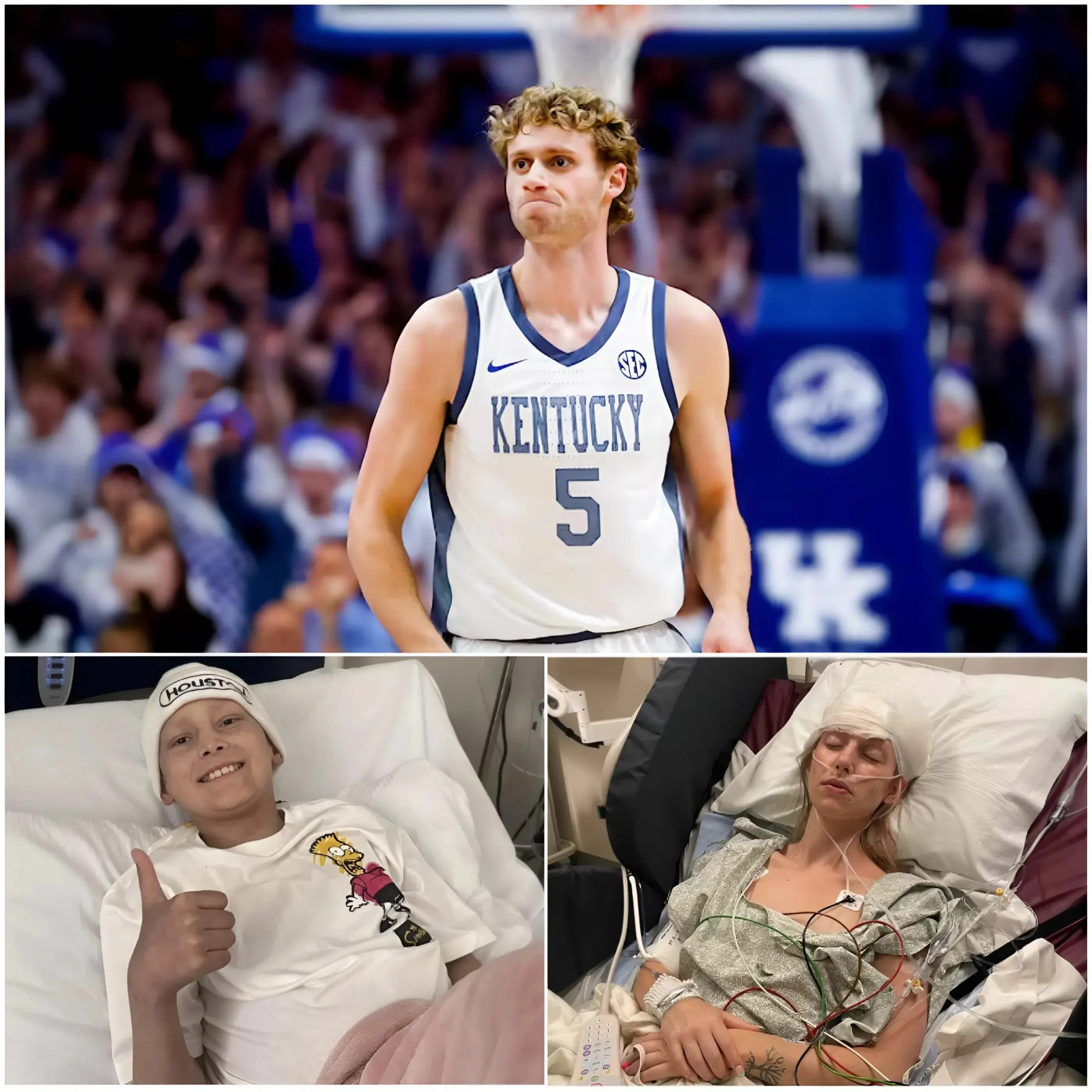 Cover Image for A 7-year-old girl battling terminal brain cancer had one last wish. Not Disneyland. Not princesses. Not a miracle. She wished to see the young man who had become a symbol of resilience in her heart: Collin Chandler. When he received her message, he didn’t send a video or call.
