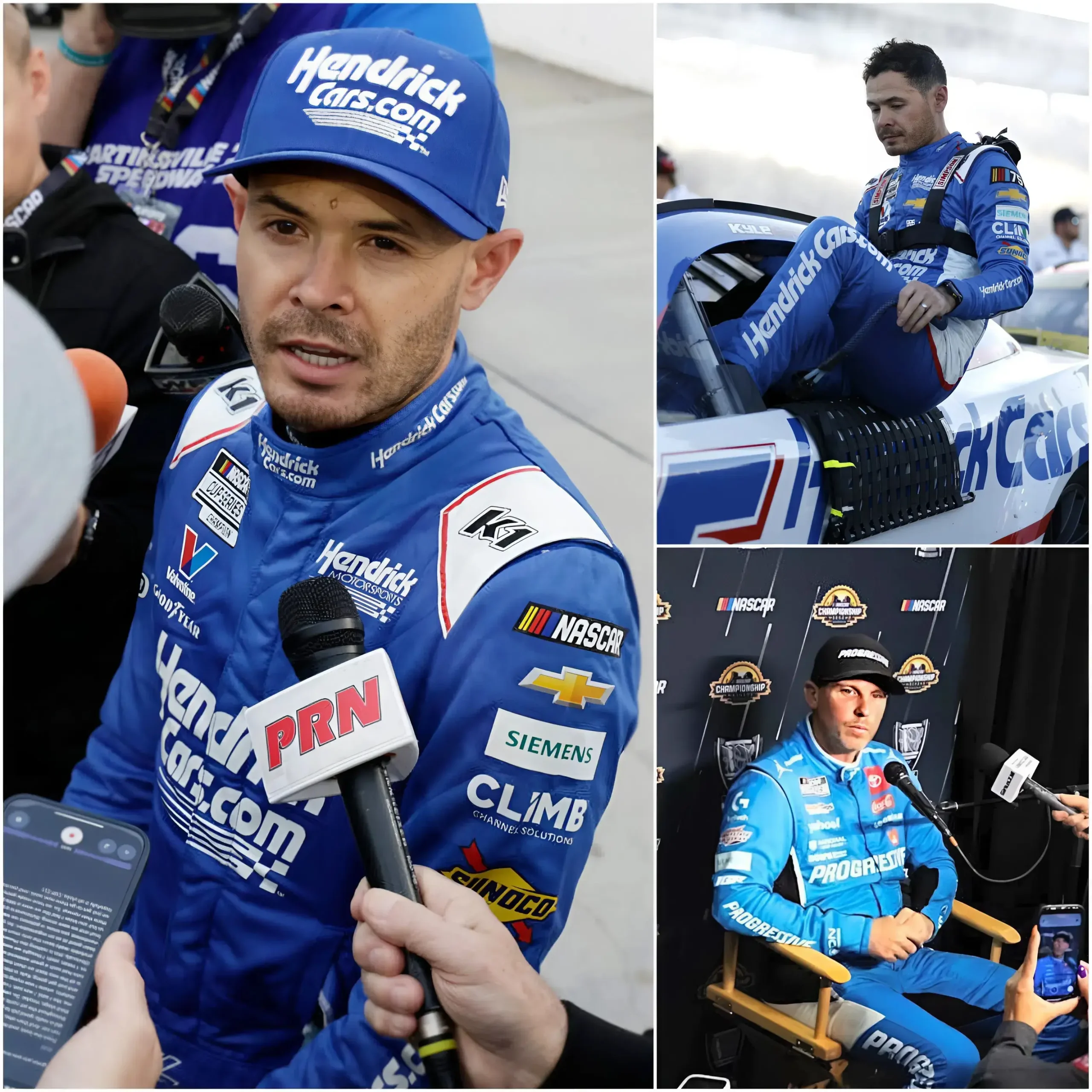 Cover Image for “Sit down, Barbie.”🔴 Kyle Larson unexpectedly called Denny Hamlin a “NASCAR puppet” on live television after Denny Hamlin’s taunts towards Kyle Larson at the 2026 Phoenix Raceway.