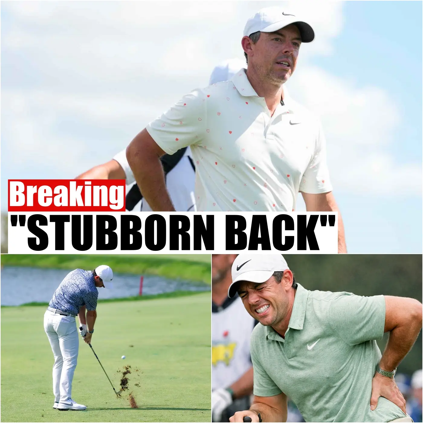 Cover Image for Not a Rival but an Injury: Back Pain Forces Rory McIlroy to Change Plans Ahead of The Players Championship