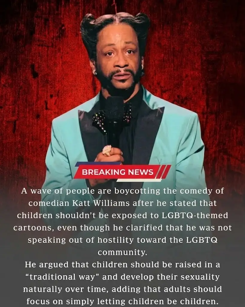 Cover Image for Boycott: A segment of the American public is attempting to boycott the comedy of comedian Katt Williams after he stated that children shouldn’t be exposed to LGBTQ-themed cartoons, despite explaining that he wasn’t being anti-communist.