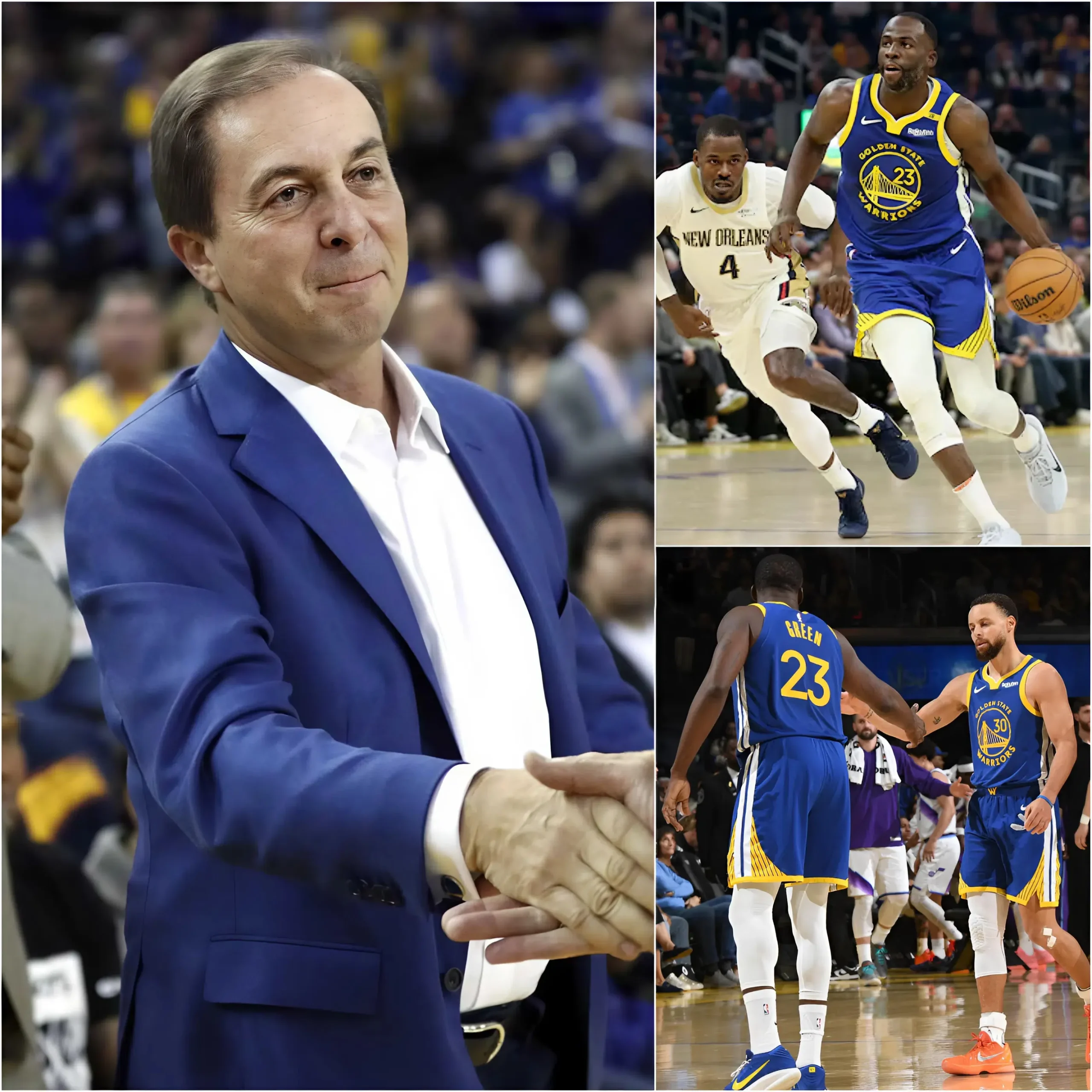 Cover Image for ⏱️🔥 5 MINUTES AGO: Following the loss to the Chicago Bulls, Golden State Warriors President Joe Lacob ordered six players removed from the Warriors roster for the 2026 season. His ominous statement, “They don’t deserve to wear this jersey…”, sparked outrage among fans, who subsequently demanded the removal of a specific list of players. Details below. 👇👇👇