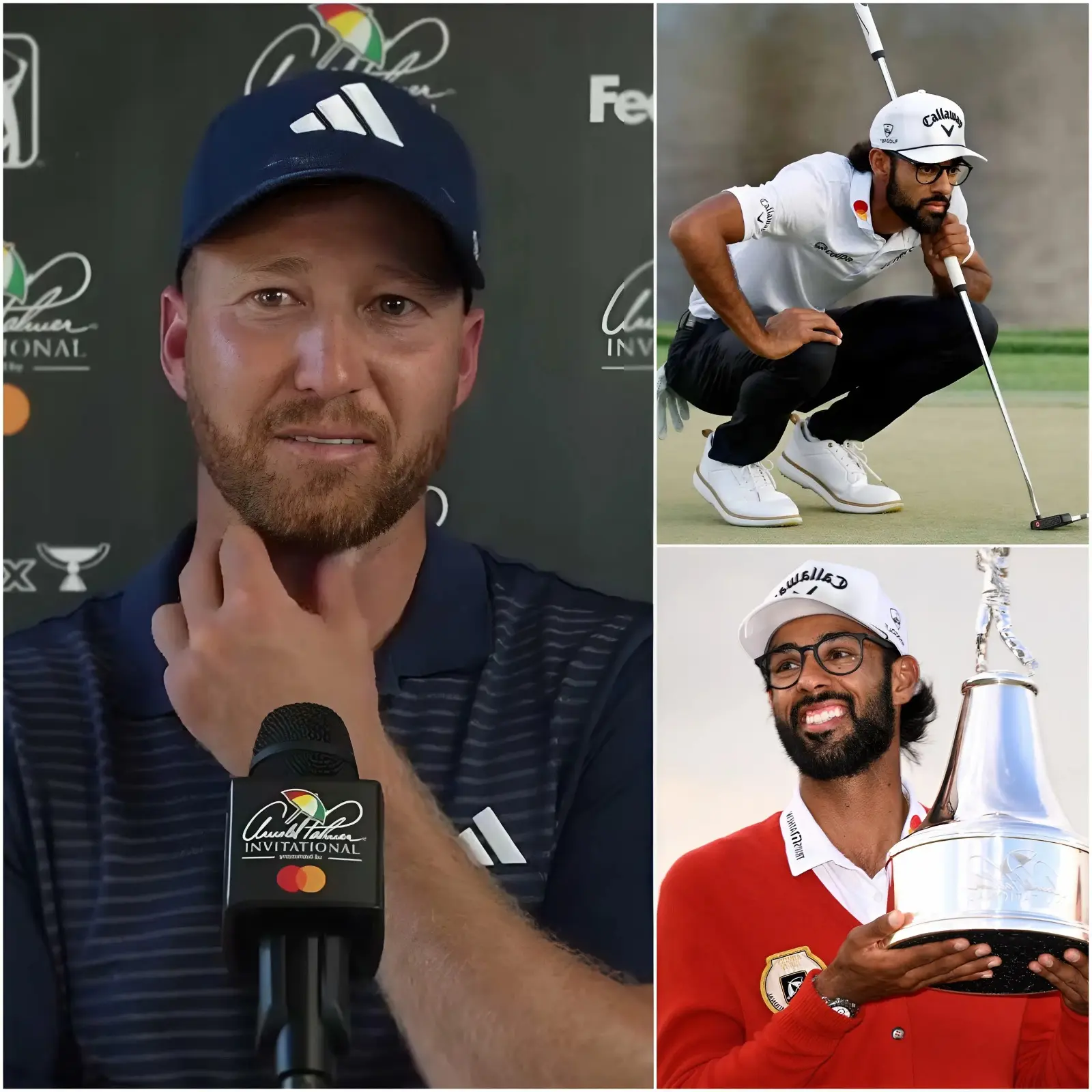 Cover Image for “I SAID WHAT I SAW — AND I STAND BY IT!”🔴 Daniel Berger refused to retract his explosive “cheating” allegation against Akshay Bhatia after the inspection results were announced at the Arnold Palmer Invitational,