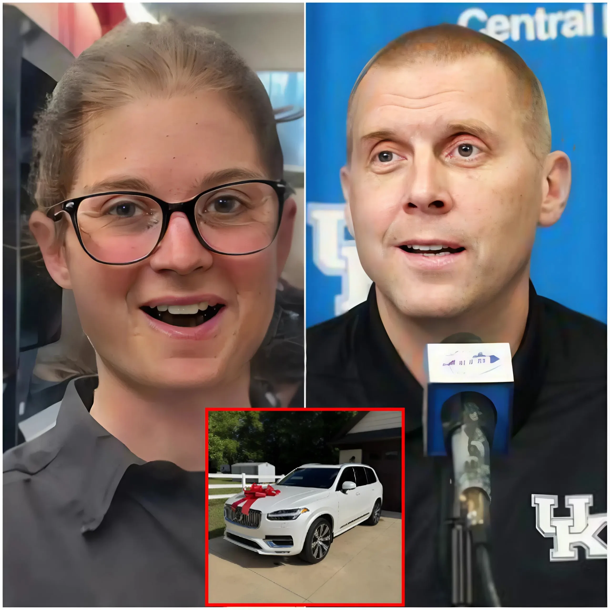 Cover Image for A diligent cleaning lady at the University of Kentucky Wildcats basketball court helped head coach Mark Pope after a late-night incident