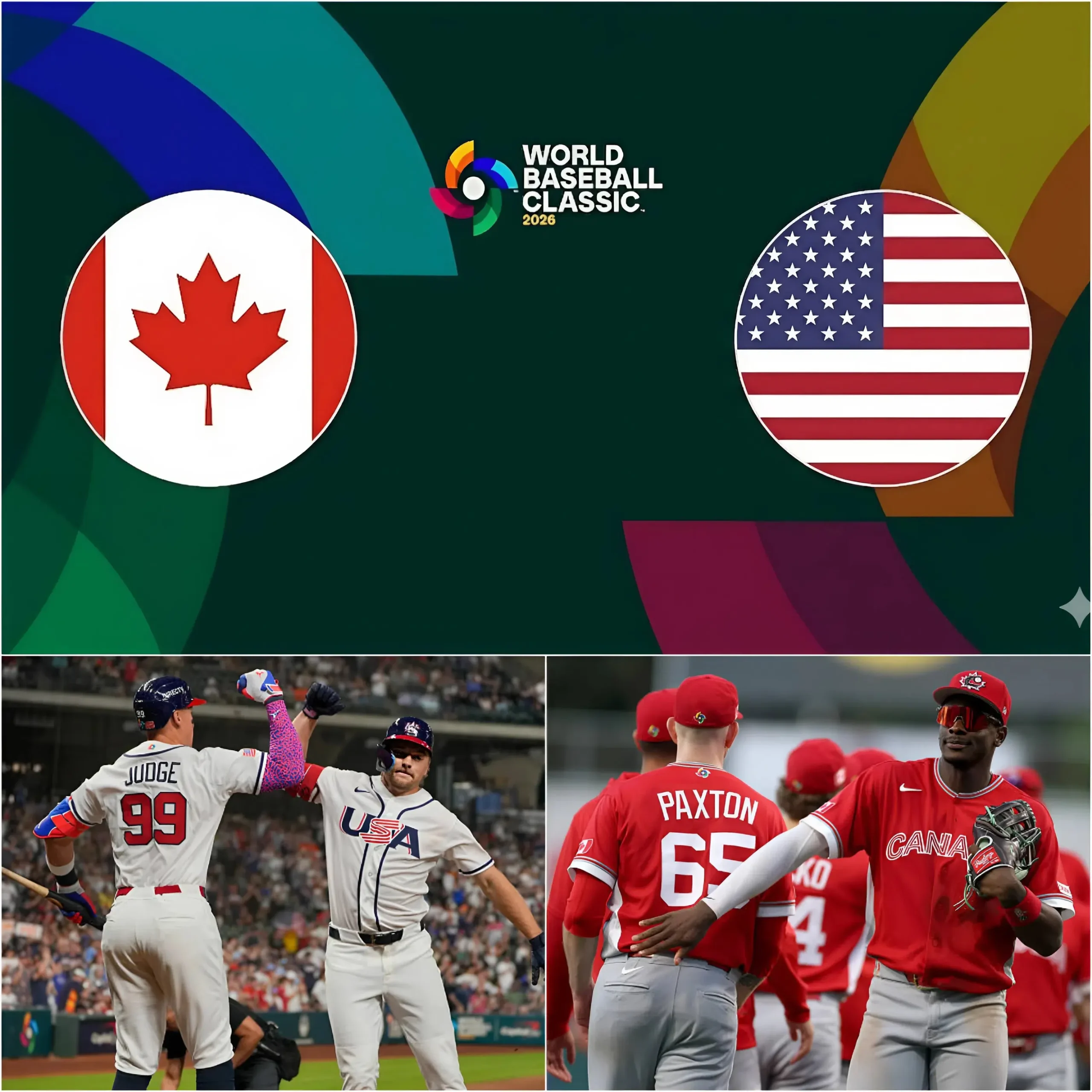 Cover Image for 🚨 TIME CHANGE 🚨 The quarterfinal match between Team USA and Team Canada at the 2026 World Baseball Classic has been rescheduled.