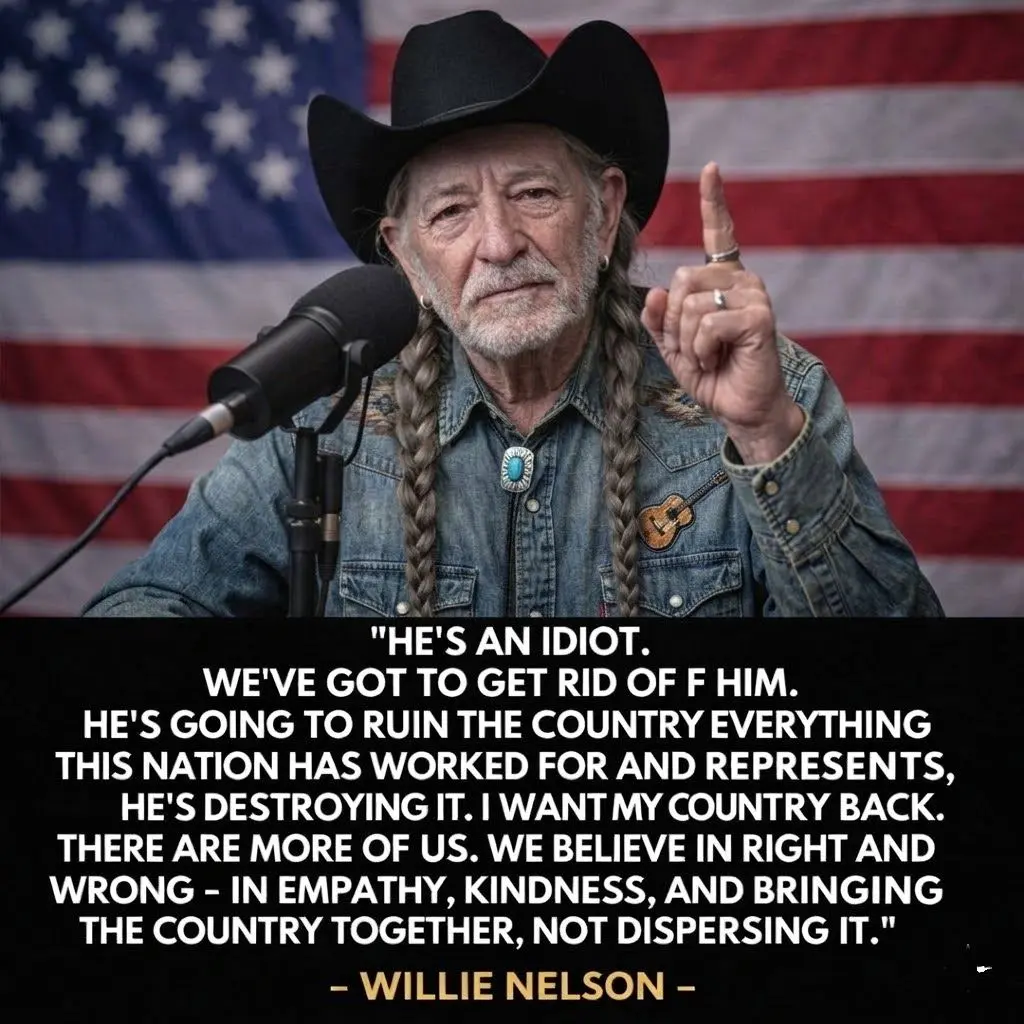 Cover Image for 🚨 BREAKING: Legendary musician Willie Nelson recently joined Nicolle Wallace for a thoughtful and deeply emotional conversation — and he spoke candidly about the divisions and challenges facing the country today.