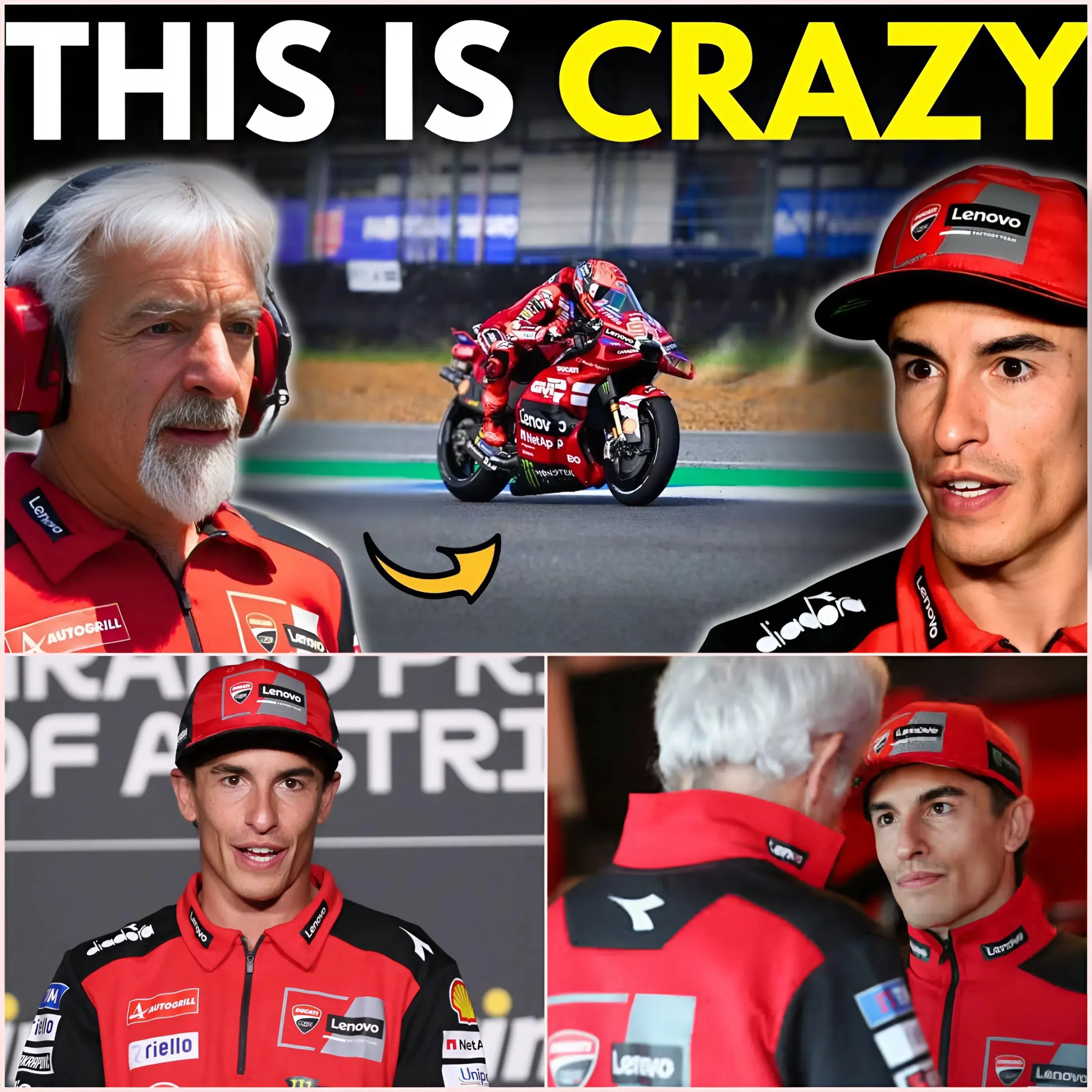 Cover Image for 🚨 SHOCKING NEWS: Ducati Left Stunned After Marc Marquez’s CRAZY Decision About His Future Leaks! The MotoGP world is buzzing after shocking information about Marc Marquez’s future was suddenly leaked. The unexpected decision has reportedly left Ducati insiders surprised and fans around the globe in complete disbelief.