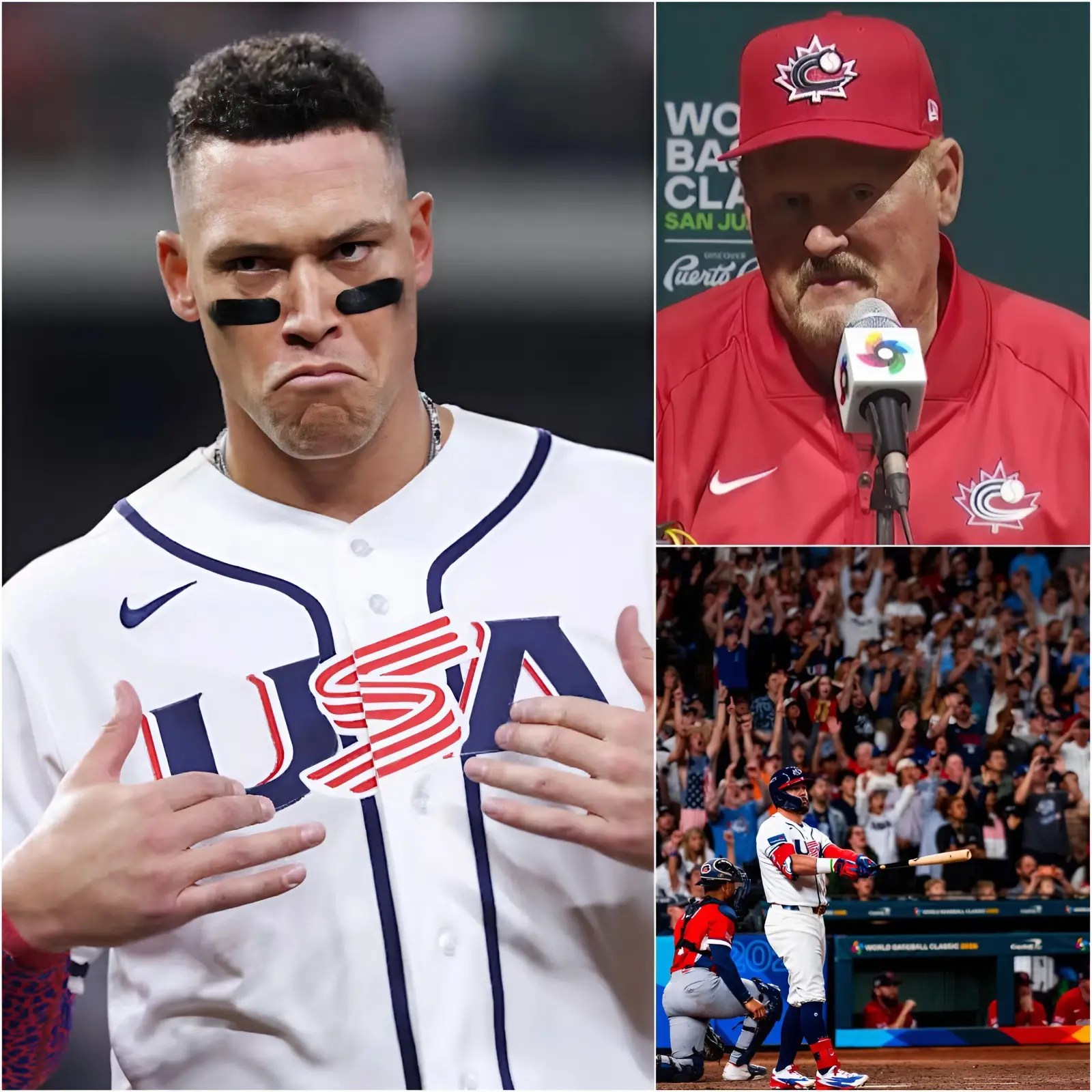 Cover Image for HOT NEWS: The head coach of Team Canada’s baseball team has proposed banning all USA fans from the stadium during the World Baseball Classic quarterfinal match for a completely unreasonable reason related to the result of the just-concluded hockey final between the two nations.