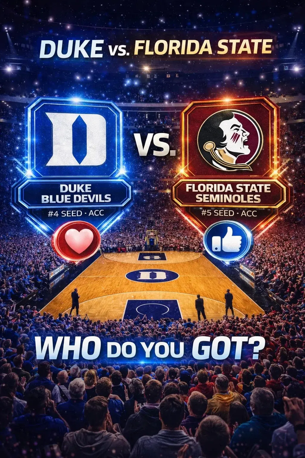Cover Image for 🚨 SHOCKING SCHEDULE CHANGE: The men’s basketball game between Duke and Florida State. — Officials have officially set a new start time as the organizers are urgently adjusting the schedule for what experts are calling one of the most heated matchups of the season. 👇👇