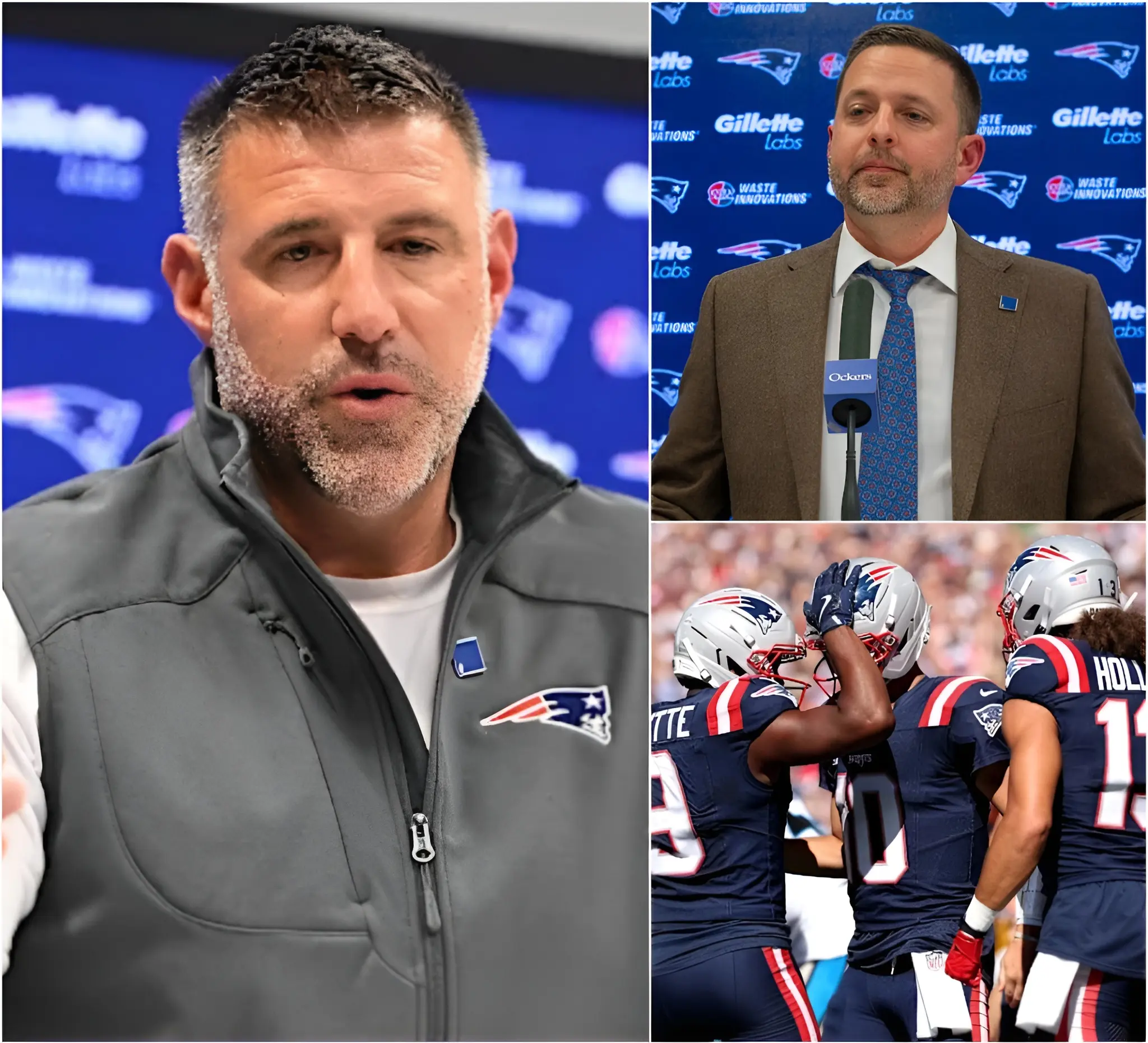 Cover Image for SHOCKING NEWS: Patriots head coach Mike Vrabel has stunned the NFL world after publicly criticizing the team’s leadership over trade decisions made without his approval. Vrabel reportedly believes the moves crossed a major line and stripped him of control over the team’s direction.