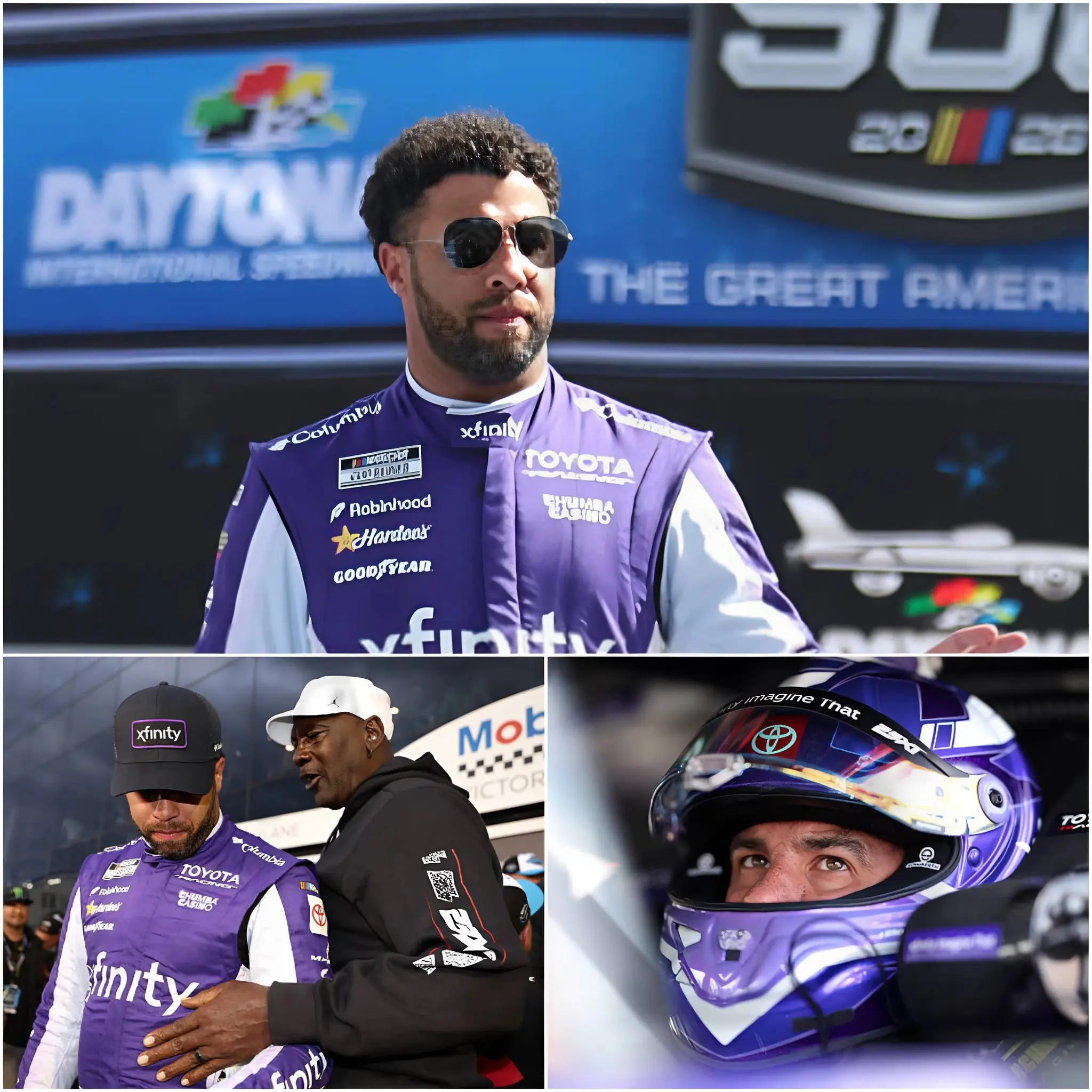 Cover Image for 🔴 BREAKING NEWS: “Bubba Wallace will win this year!” — Michael Jordan unexpectedly and confidently declared his driver to the NASCAR media, leaving the entire press conference room stunned. But what sparked the most discussion among fans was his next statement…