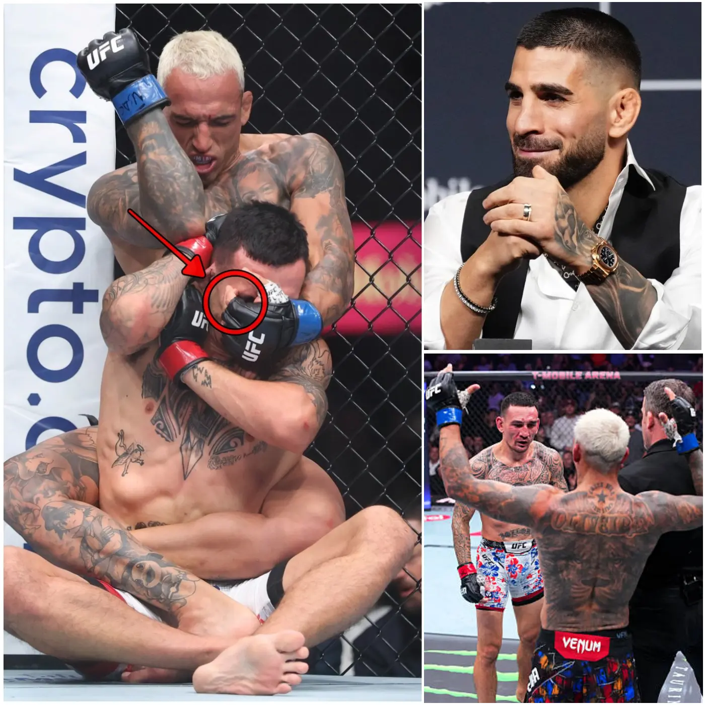 Cover Image for 🚨 30 MINUTES AGO: Ilia Topuria has made a shocking claim, revealing what he says is evidence against Charles Oliveira and accusing him of cheating at UFC 326