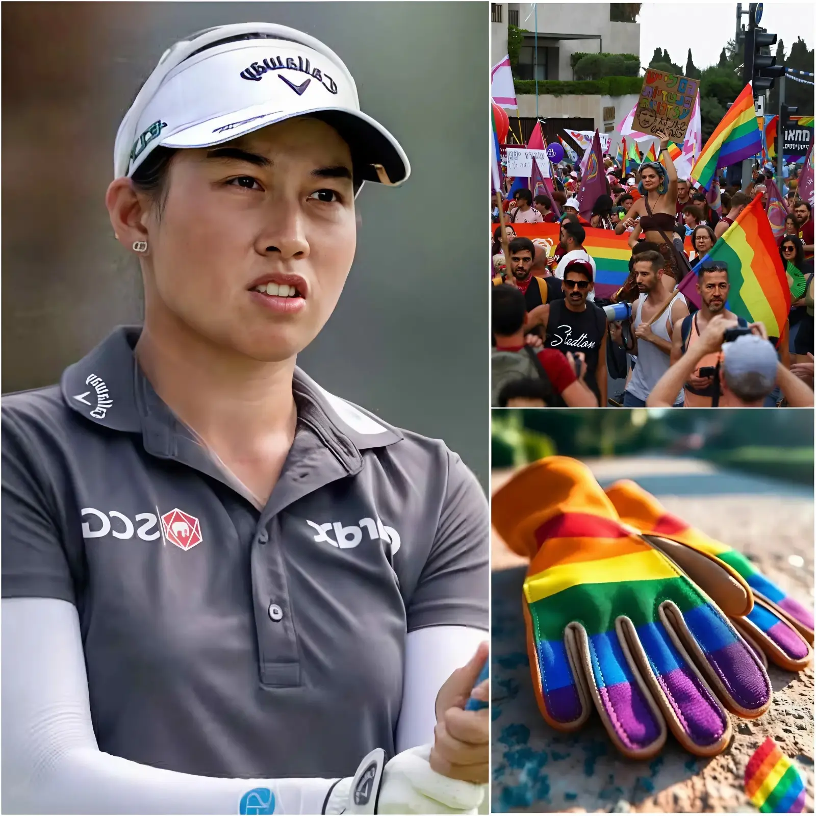 Cover Image for BREAKING NEWS 🚨 Jeeno Thitikul publicly refused to wear the L.G.B.T. rainbow bracelet in major tournaments next season.
