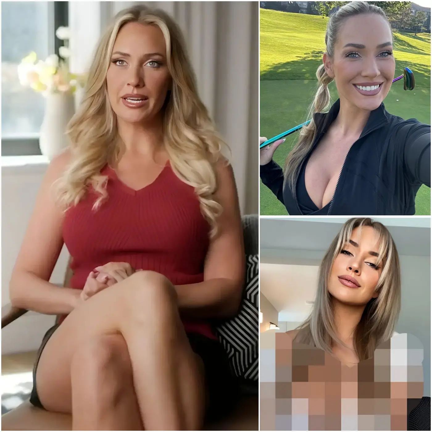 Cover Image for BREAKING NEWS:🔴 Paige Spiranac, dubbed “golf’s s3xiest player,” is embroiled in a “s3x” scandal after a 15-second leaked video sent shockwaves through the GOLF world.