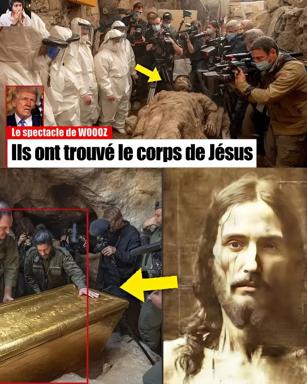 Cover Image for Une affirmation qui circule sur internet prétend que la tombe de Jésus aurait été découverte à l’intérieur de la Grande Pyramide, mais les experts appellent à la prudence. Une déclaration choquante se répand rapidement en ligne : un chercheur britannique affirme avoir découvert la tombe de Jésus, ainsi que l’Arche d’Alliance, cachées à l’intérieur de la Grande Pyramide de Gizeh en Égypte.