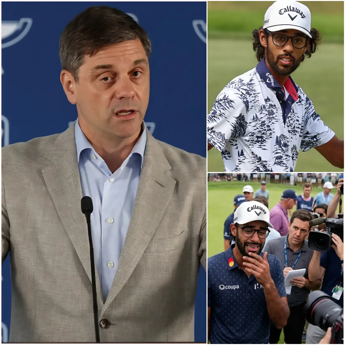 Cover Image for “NEVER APPEAR IN PUBLIC AGAIN!” – That was the ultimatum that PGA Tour Director Brian Rolapp sent to Akshay Bhatia during a recently leaked private meeting.